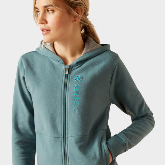 Women's Team Logo Full Zip Hoodie