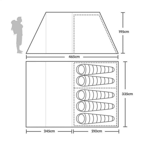 Icarus Air 500 Deluxe Tent