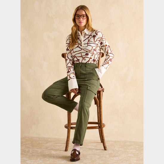 Women's Cargo Trousers Khaki