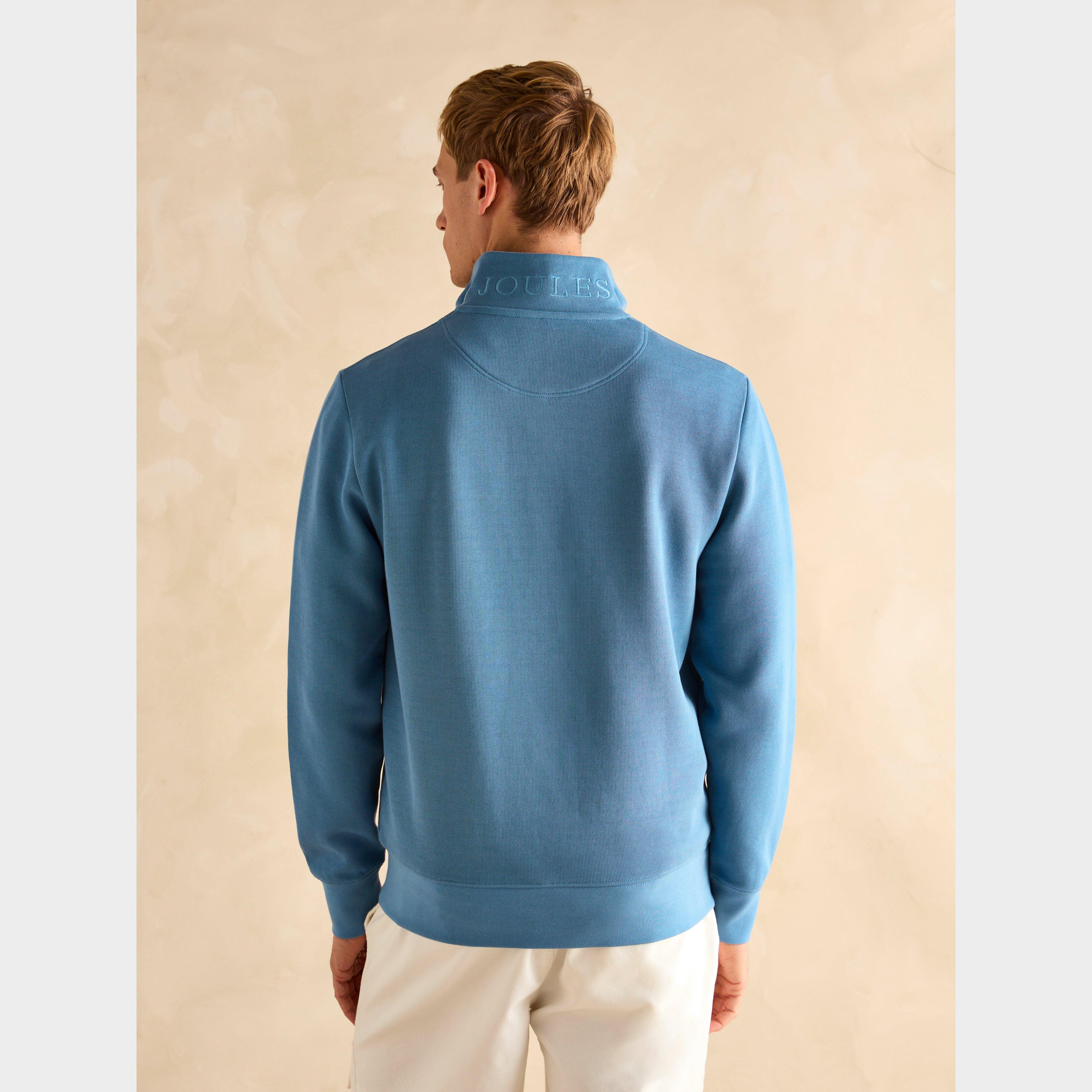 Mens Alistair Quarter Zip Cotton Sweatshirt