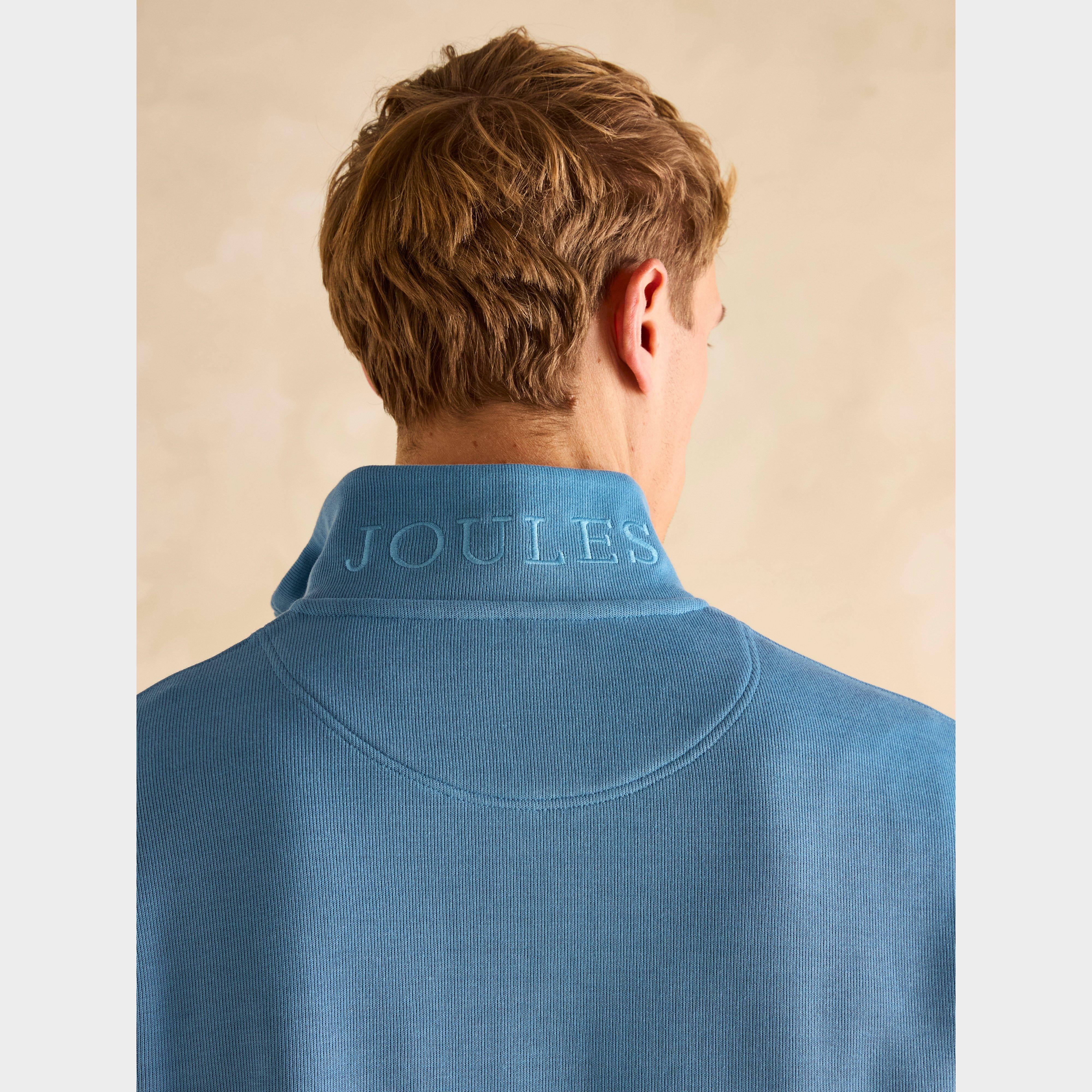Mens Alistair Quarter Zip Cotton Sweatshirt