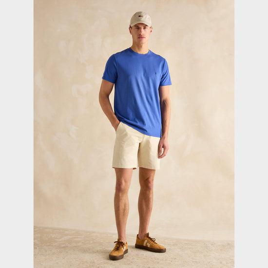 Men's Denton Grey Plain Jersey Crew Neck T-Shirt