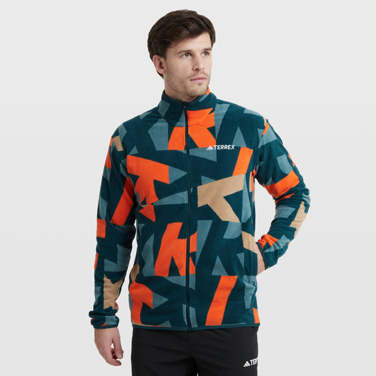 Men’s Multi-Printed Full-Zip Fleece Jacket