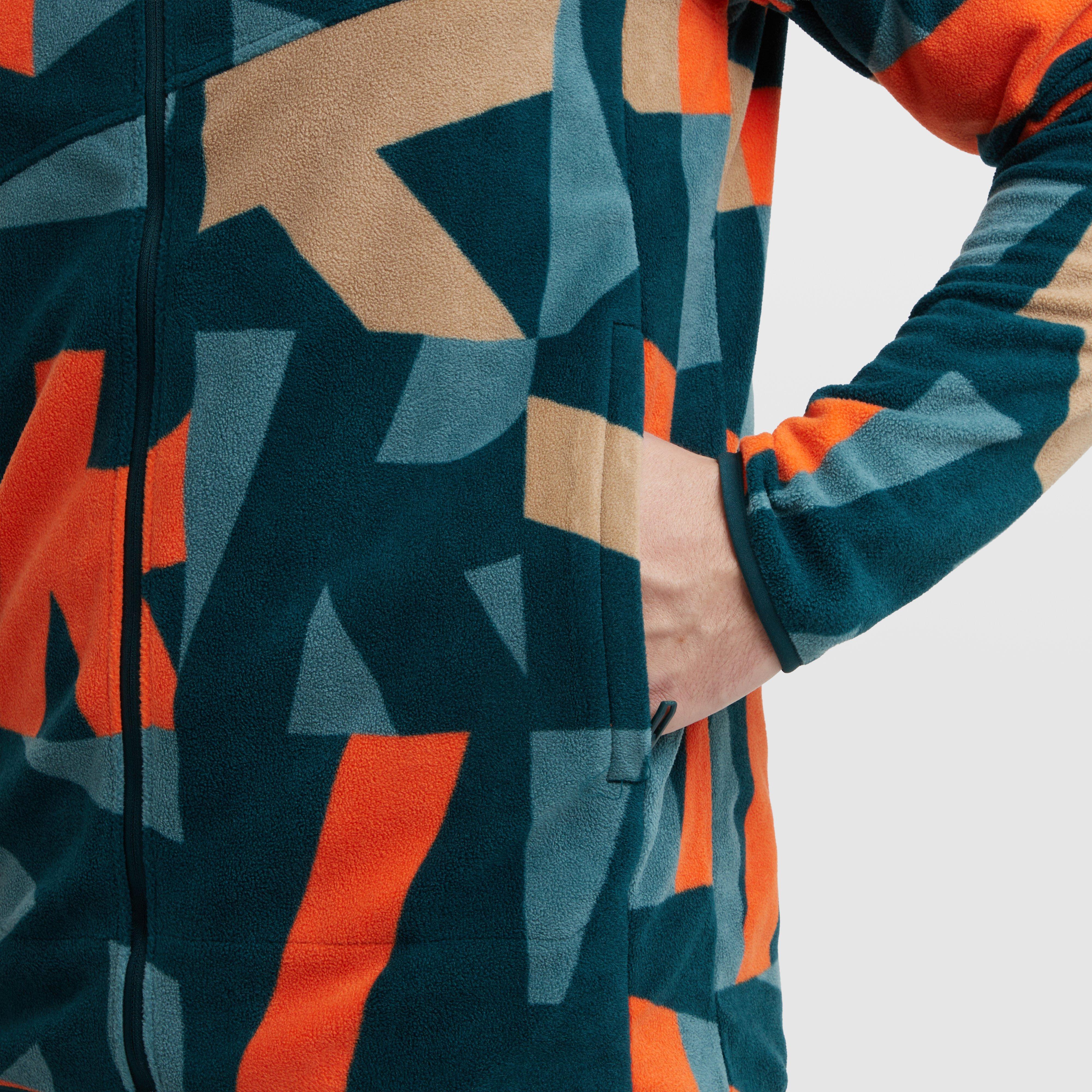 Men’s Multi-Printed Full-Zip Fleece Jacket