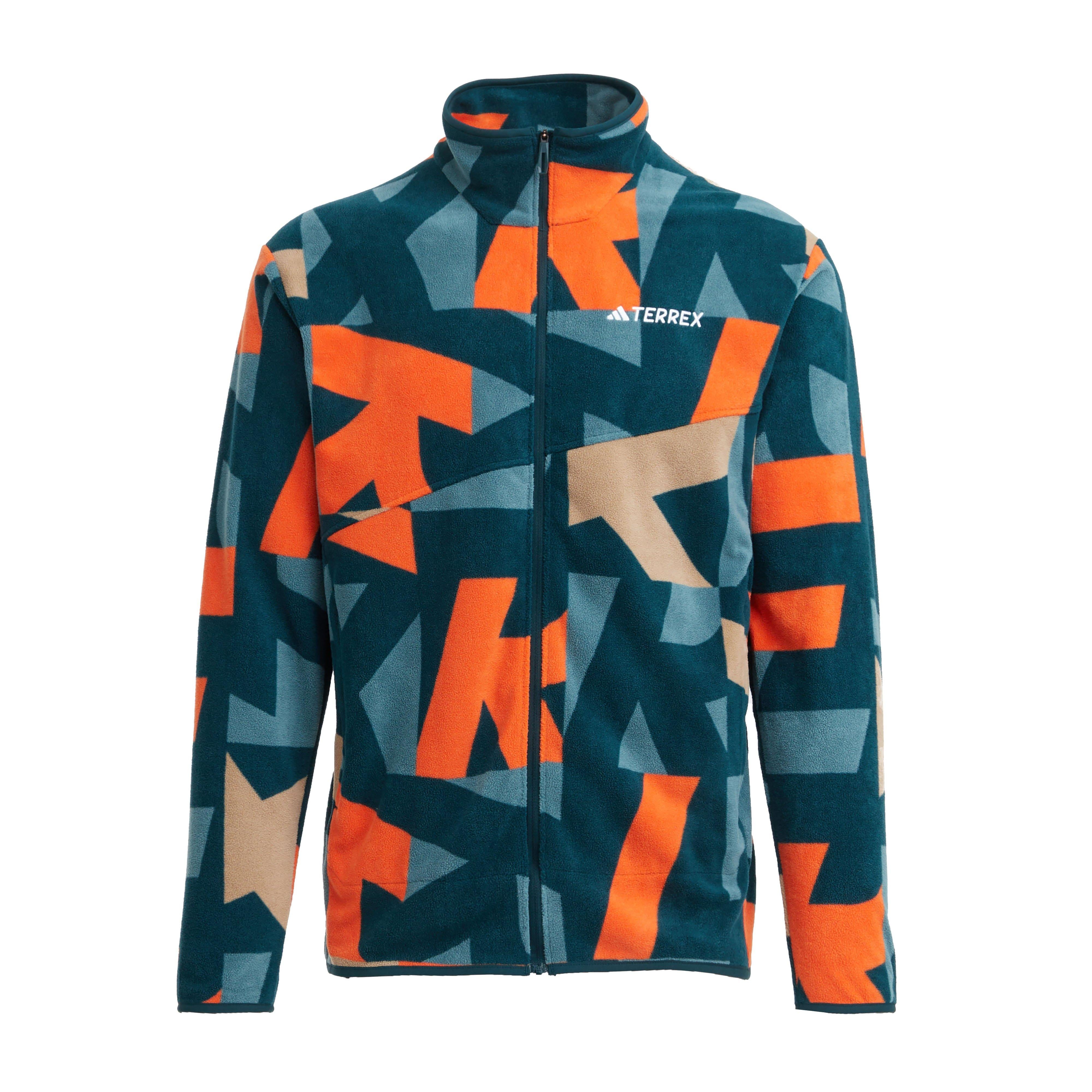 Men’s Multi-Printed Full-Zip Fleece Jacket