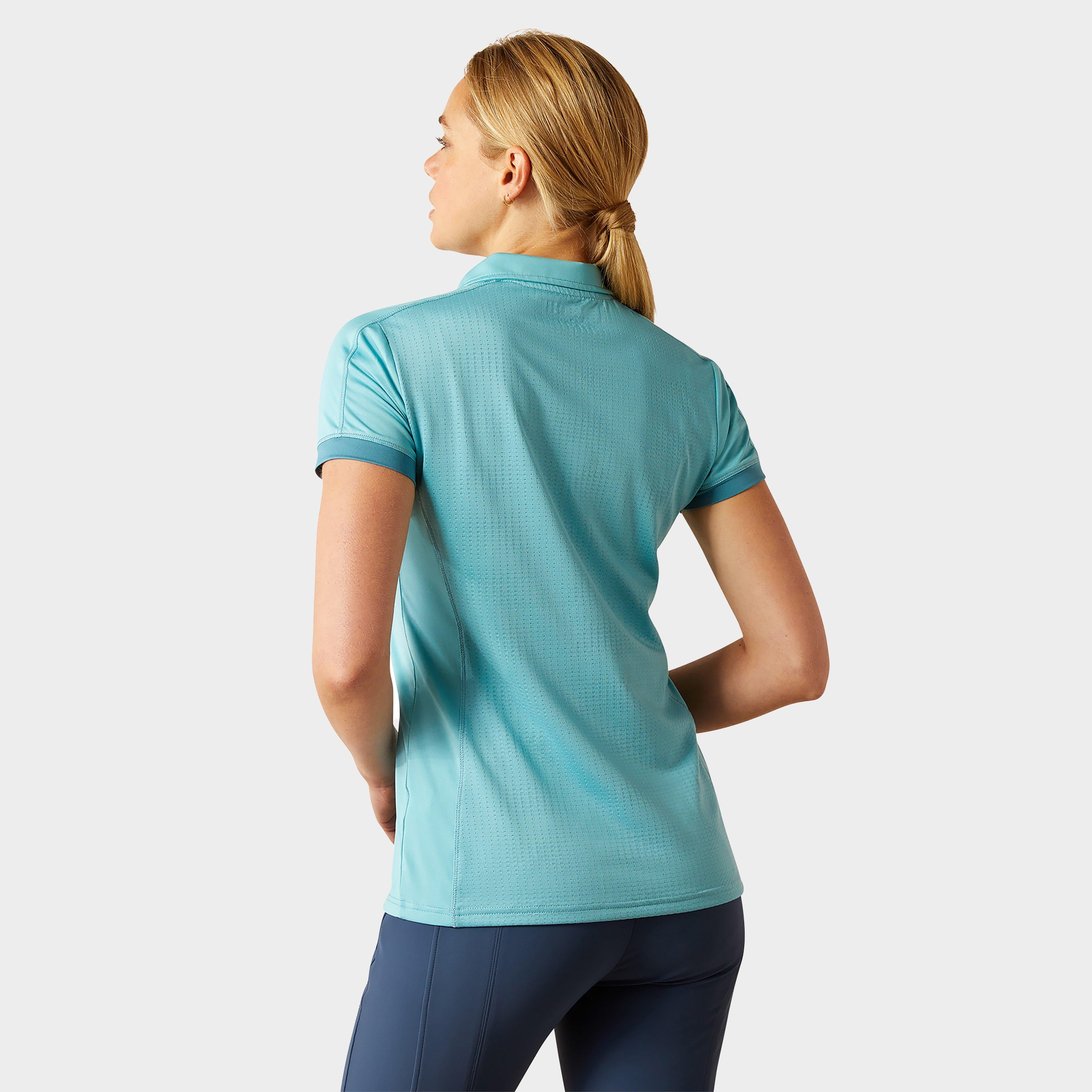 Womens Bandera 1/4 Zip Short Sleeved Polo Shirt