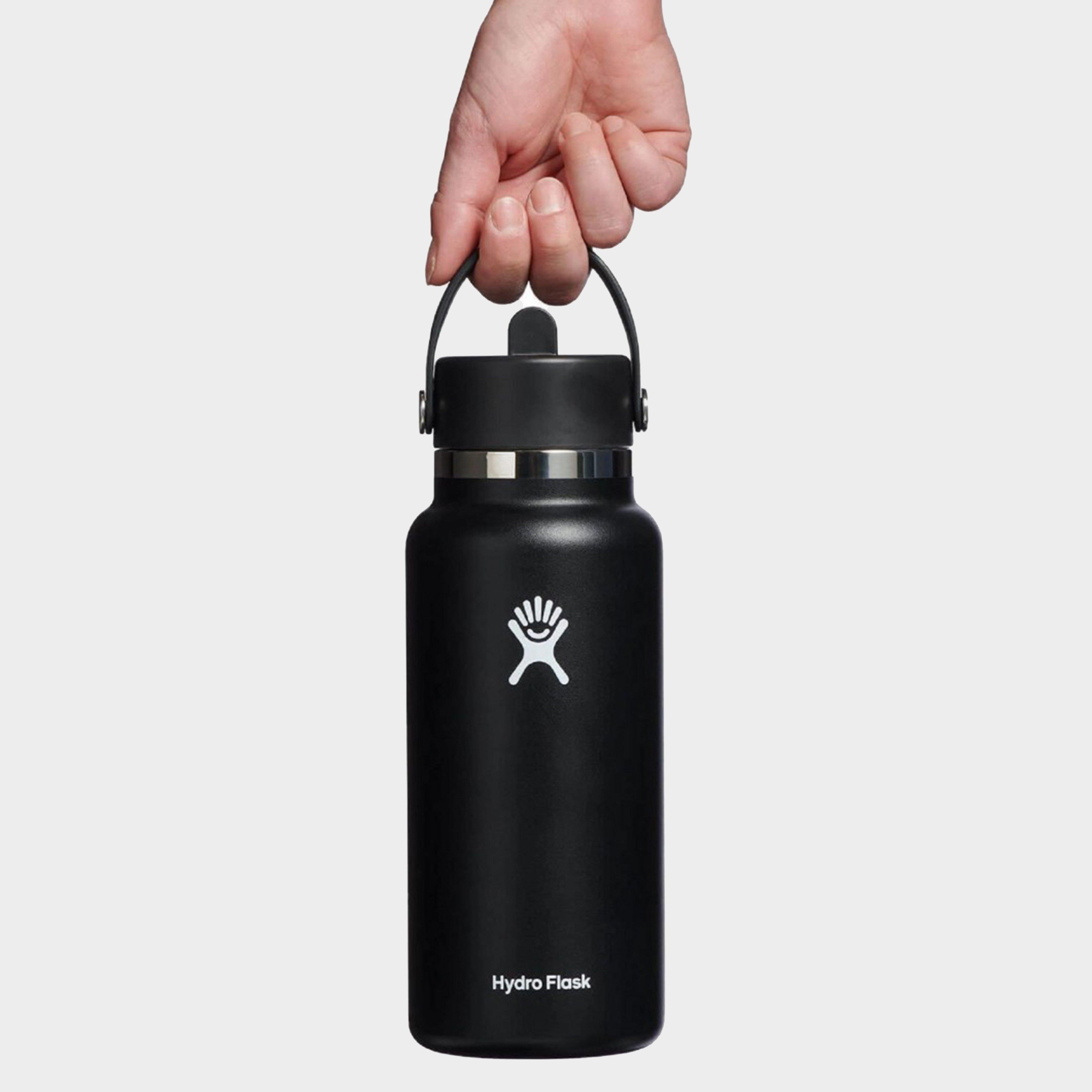 Wide Mouth with Flex Straw Cap Bottle 32oz