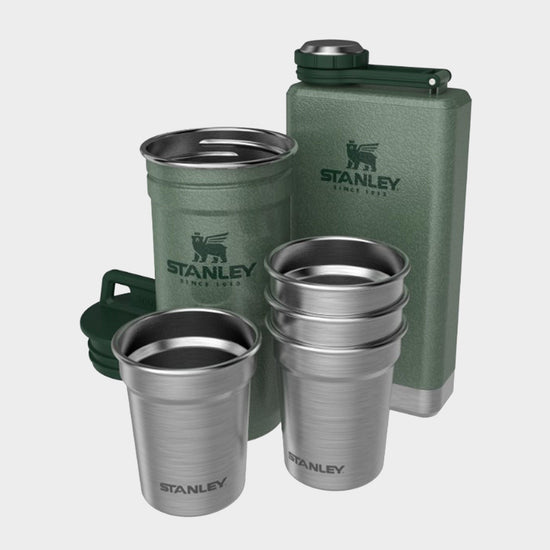 Adventure Pre-Party Shot Glass + Flask Set