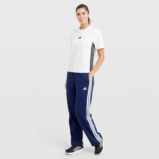 Women’s Essentials 3-Stripes Open-Hem Fleece Pants