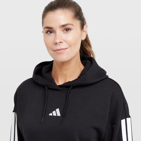 Women's Essentials 3-Stripes Full-Zip Fleece Hoodie