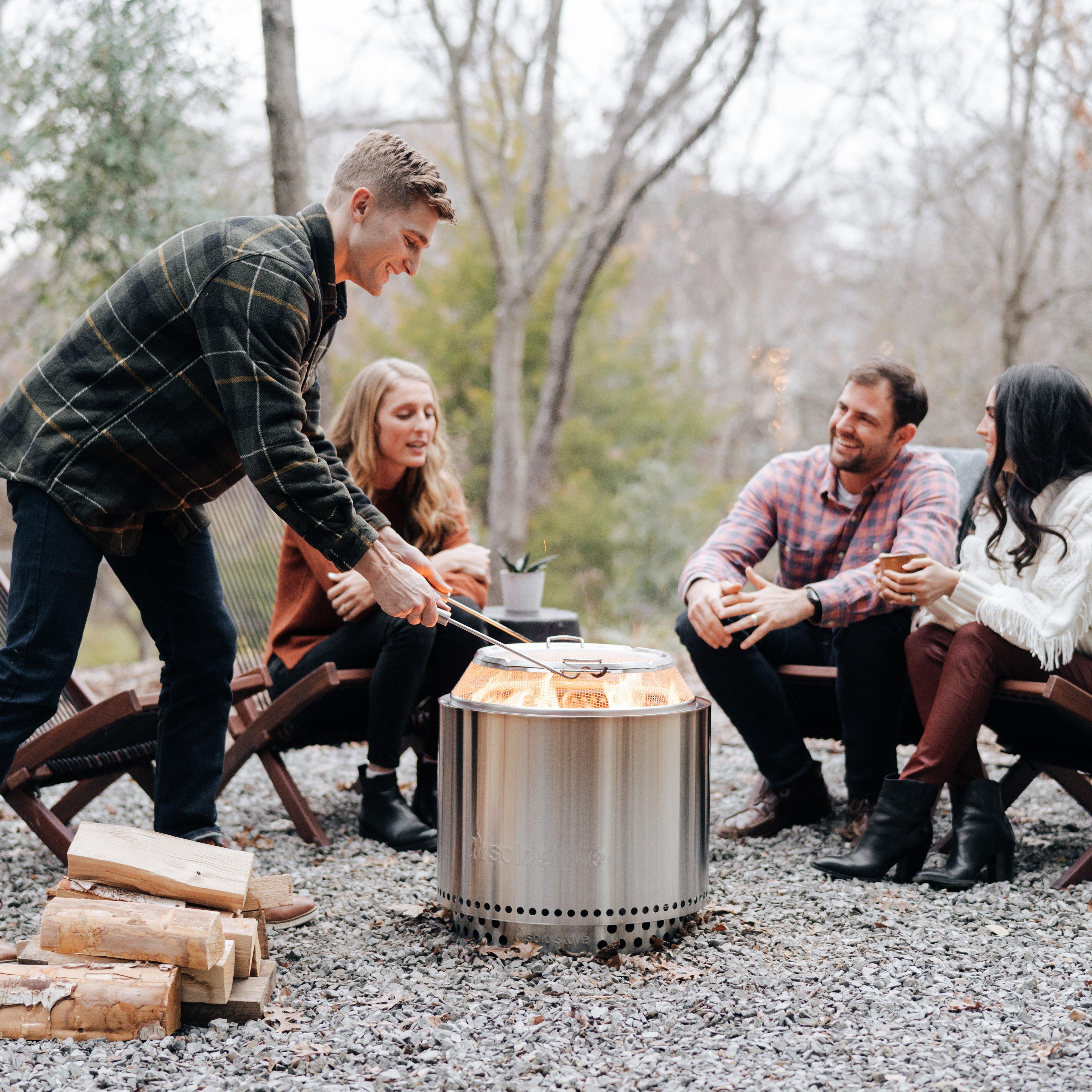 Firepit Spark Screen Shield