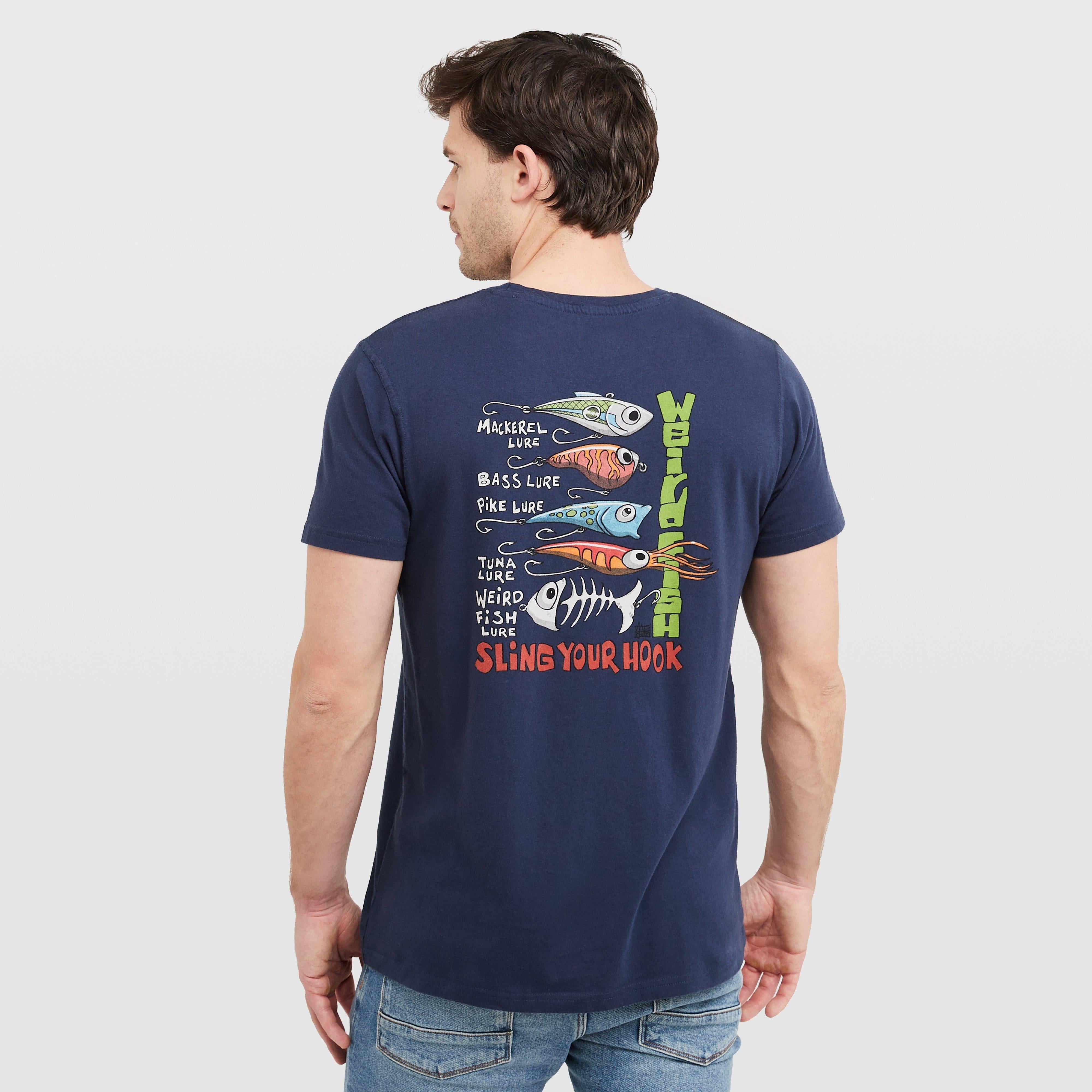 Men's Sling Your Hook Back Print Artist T-Shirt