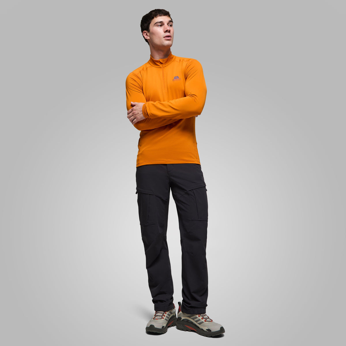 Men's Cerrig Long Sleeve Zip T-Shirt