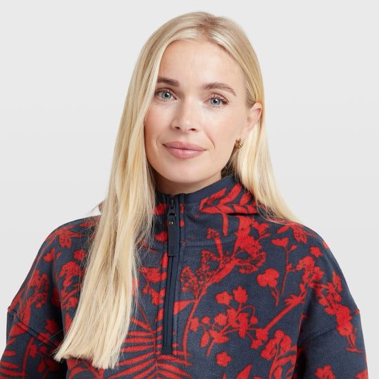 Women's Ester Printed Polar Popover Hoodie