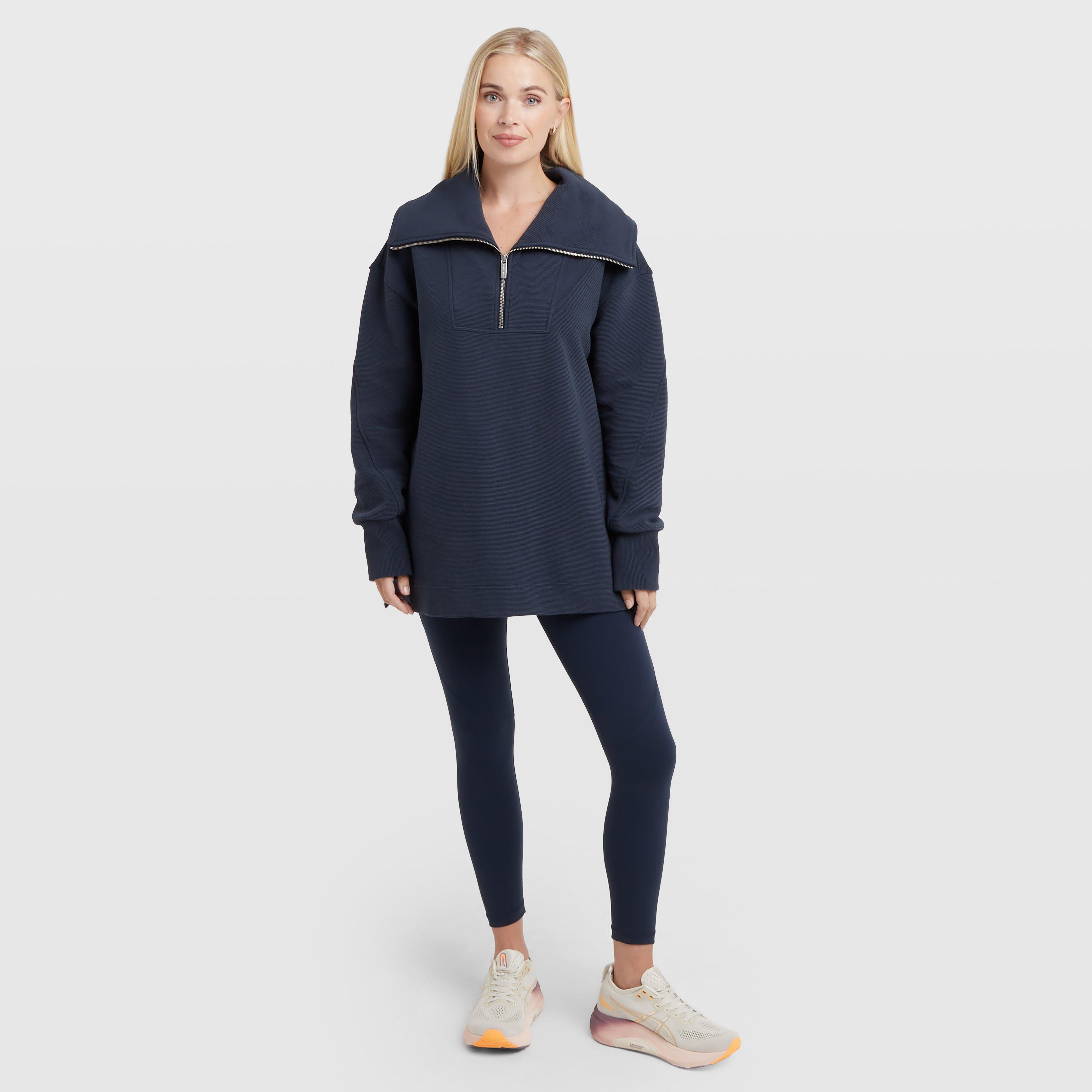 Peaceful Rib Half Zip Sweatshirt