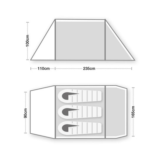 Hoolie Compact 3 Tent