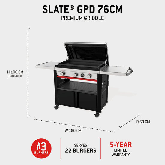 Slate GDP 76cm Premium Griddle