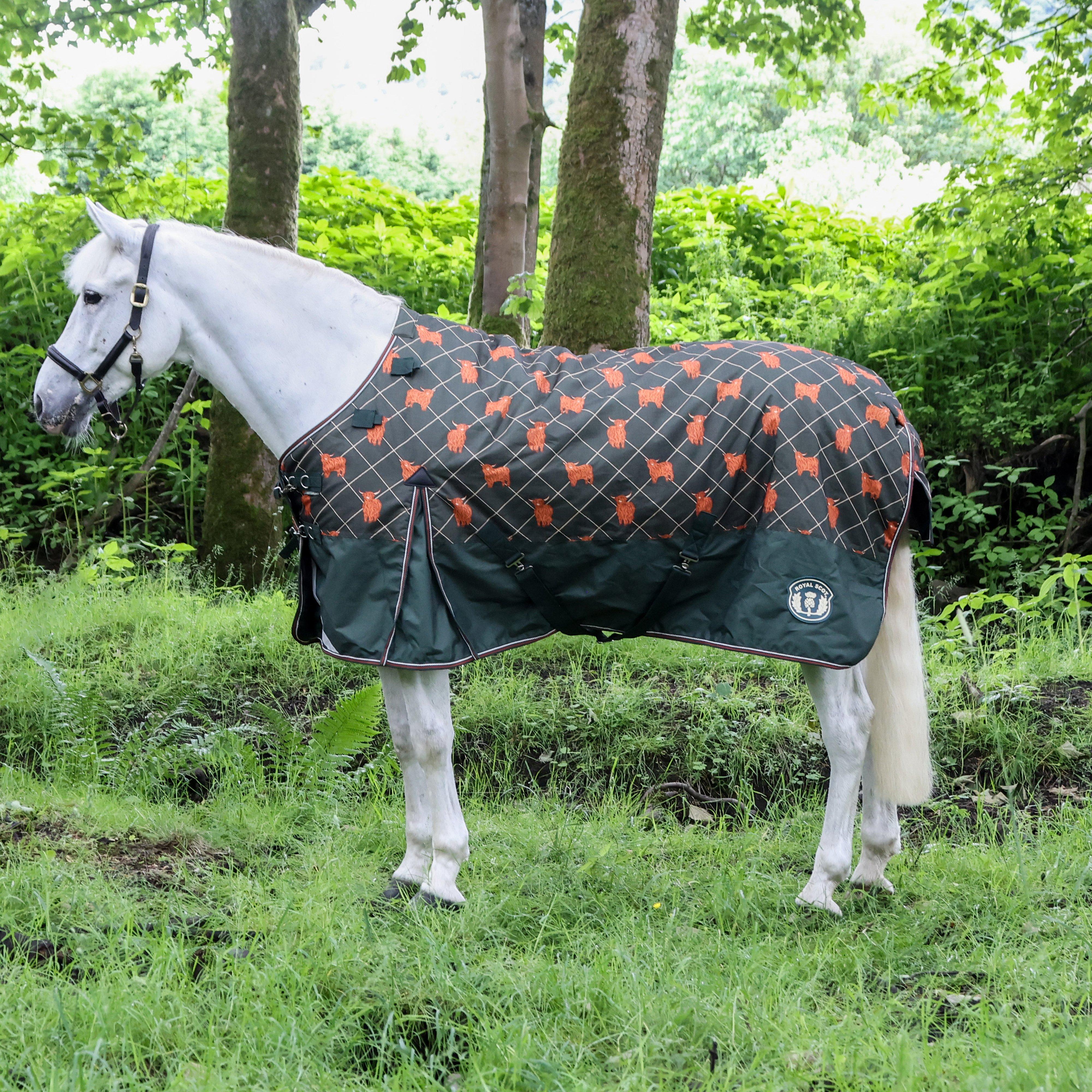 Original 100g Light-Medium Standard Neck Turnout Rug Olive