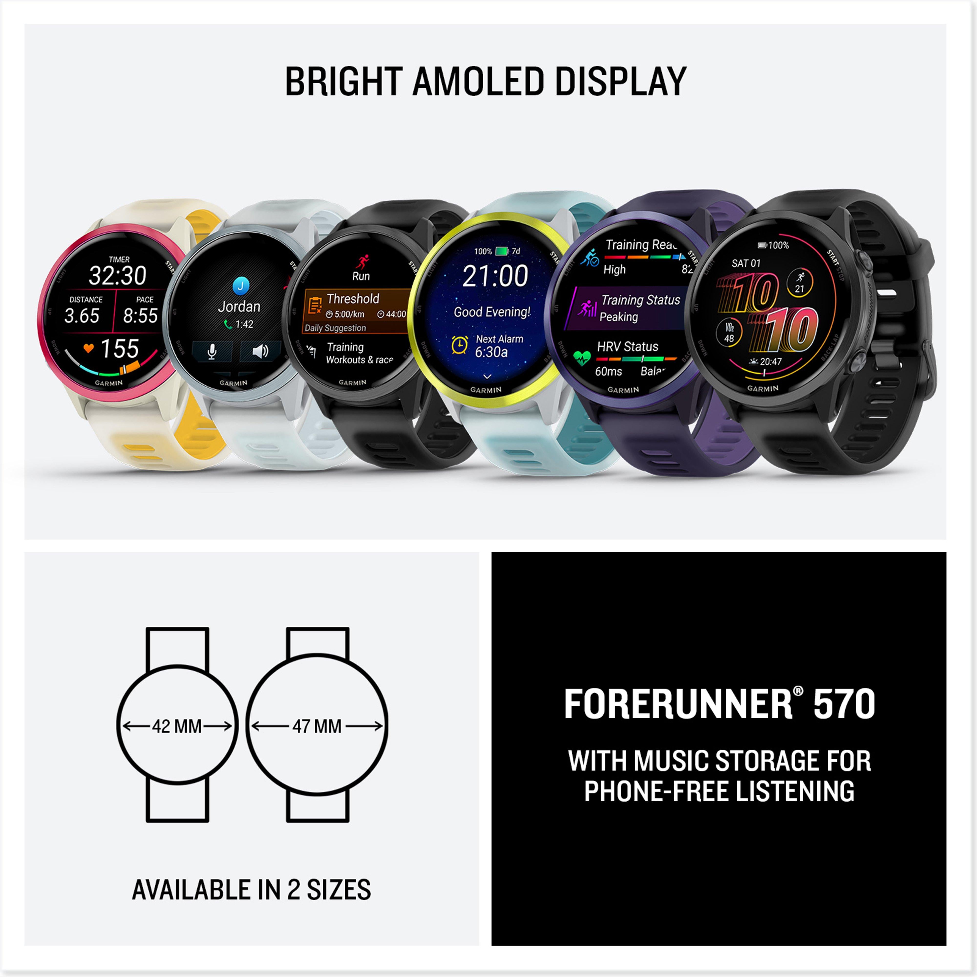 Forerunner® 570 GPS Watch 42mm