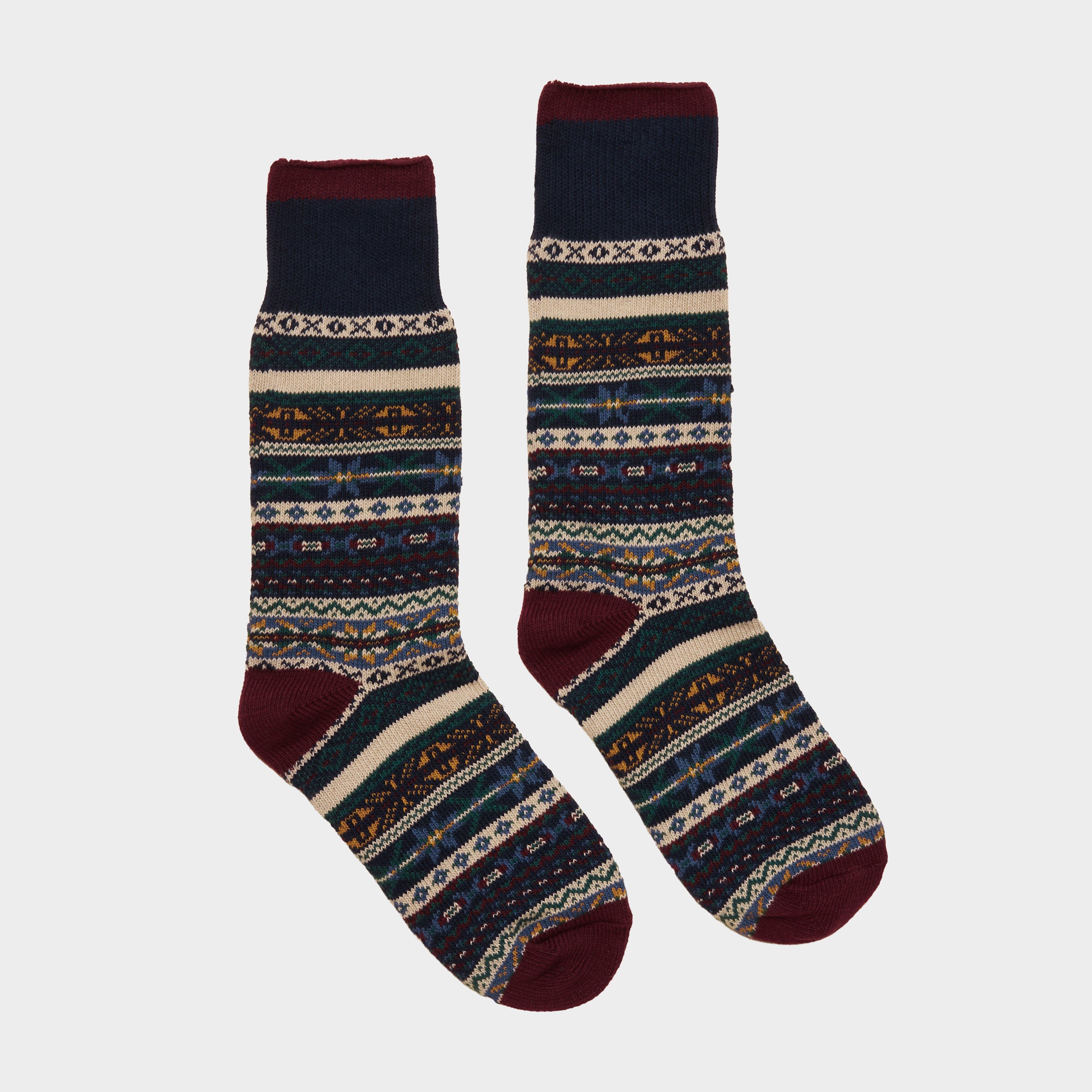 Men's Alby Multi Fair Isle Socks