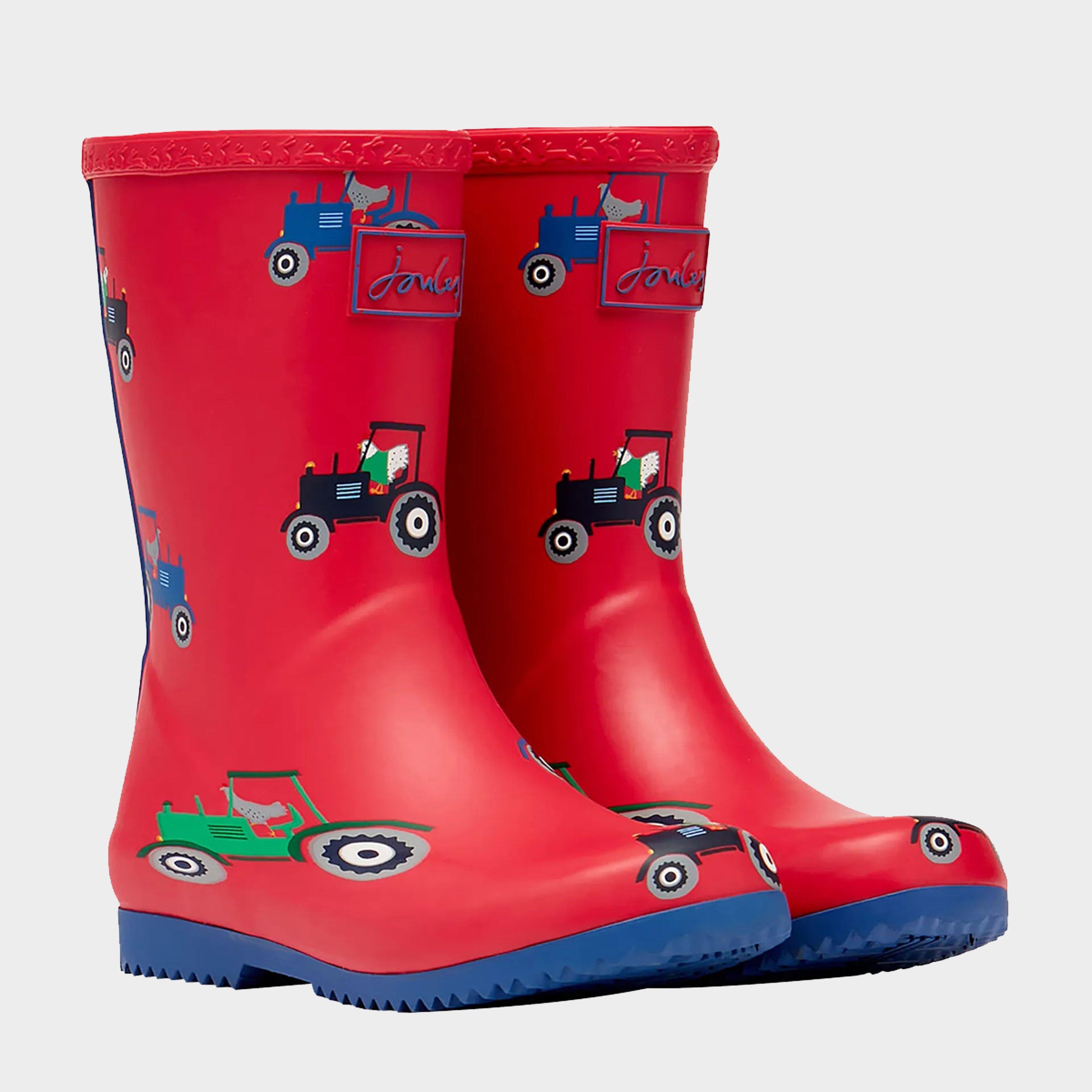 Kids' Roll Up Flexible Printed Wellies