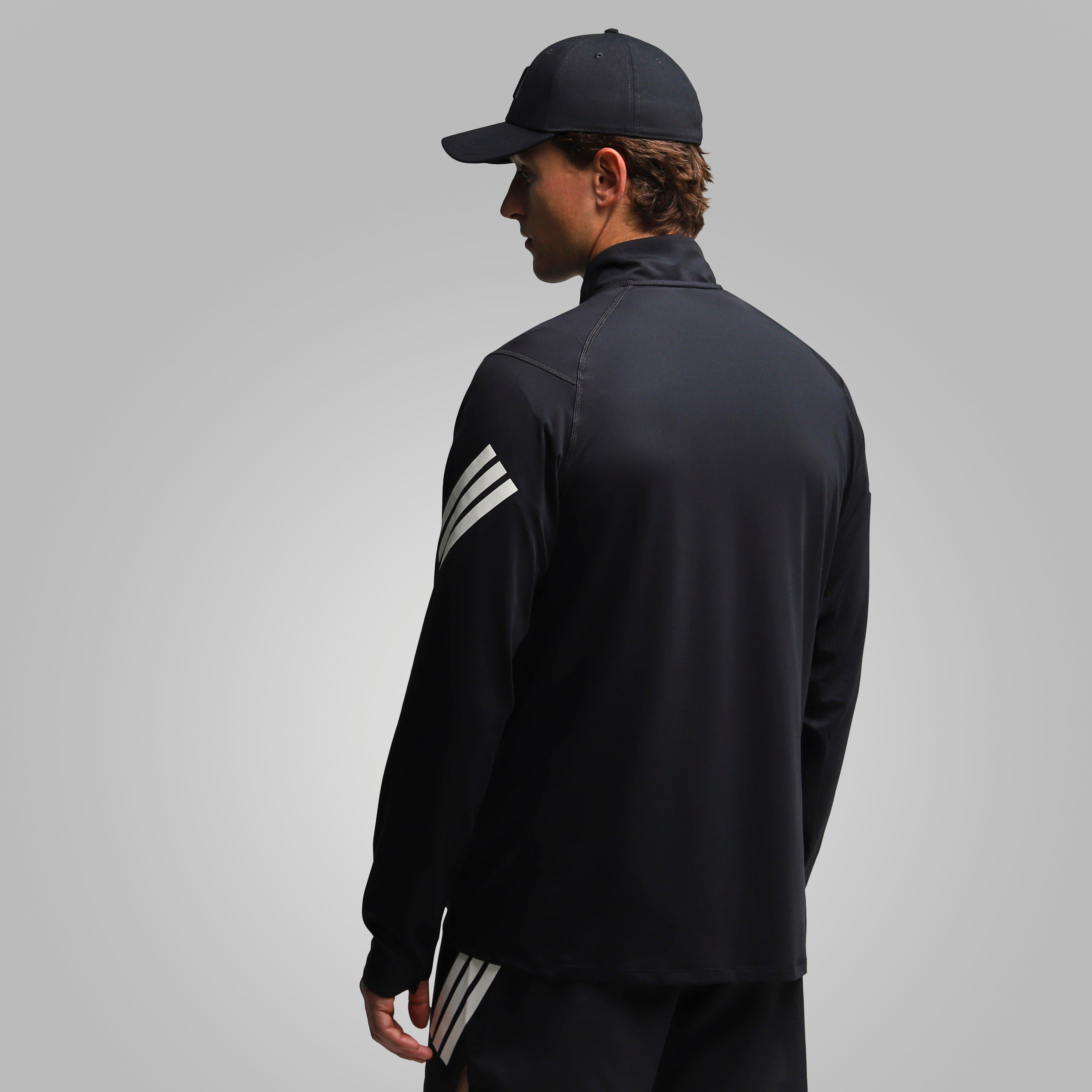 Men’s adi365 3Stripe Iconic Half Zip Sweatshirt
