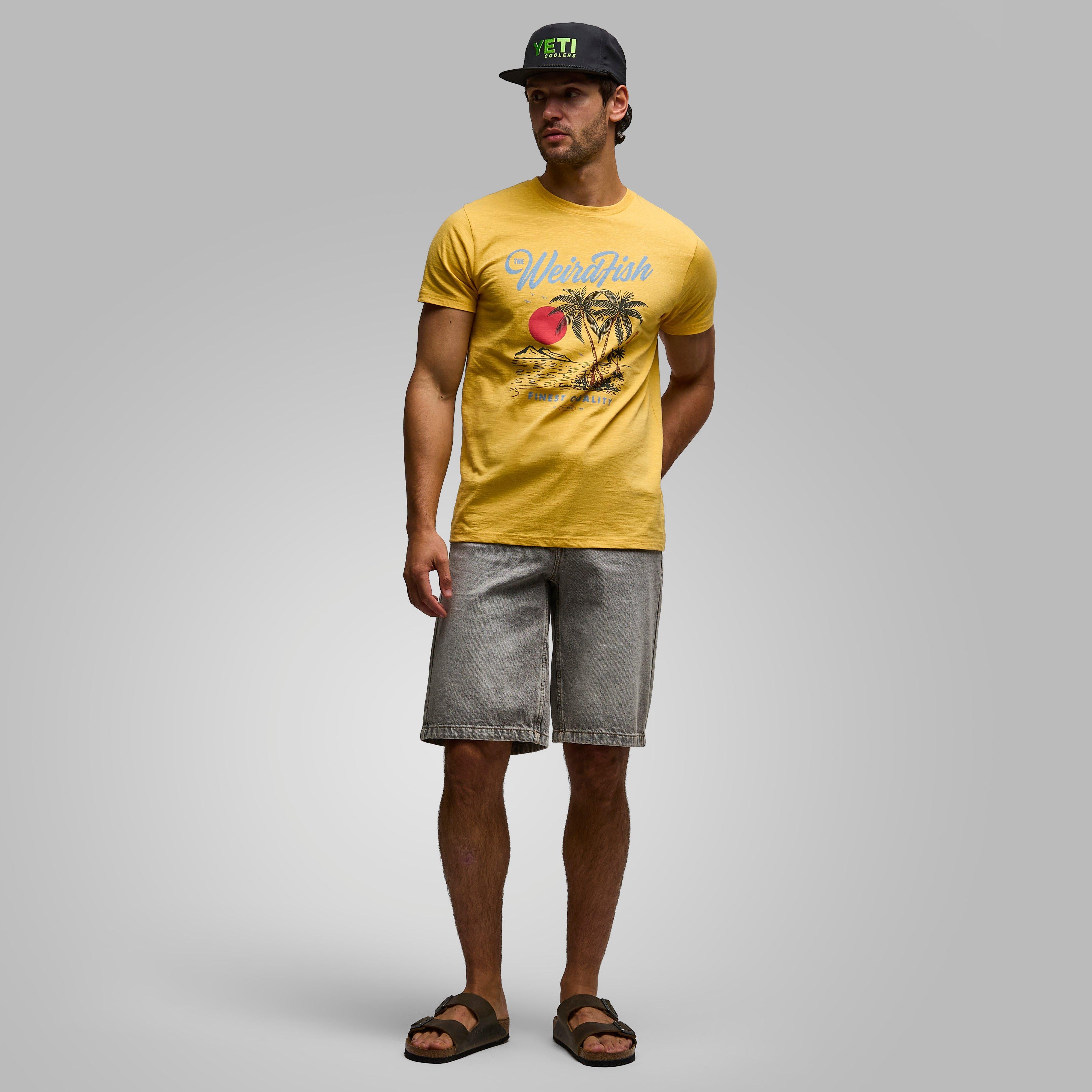 Men's Palm Island Front Print Graphic T-Shirt
