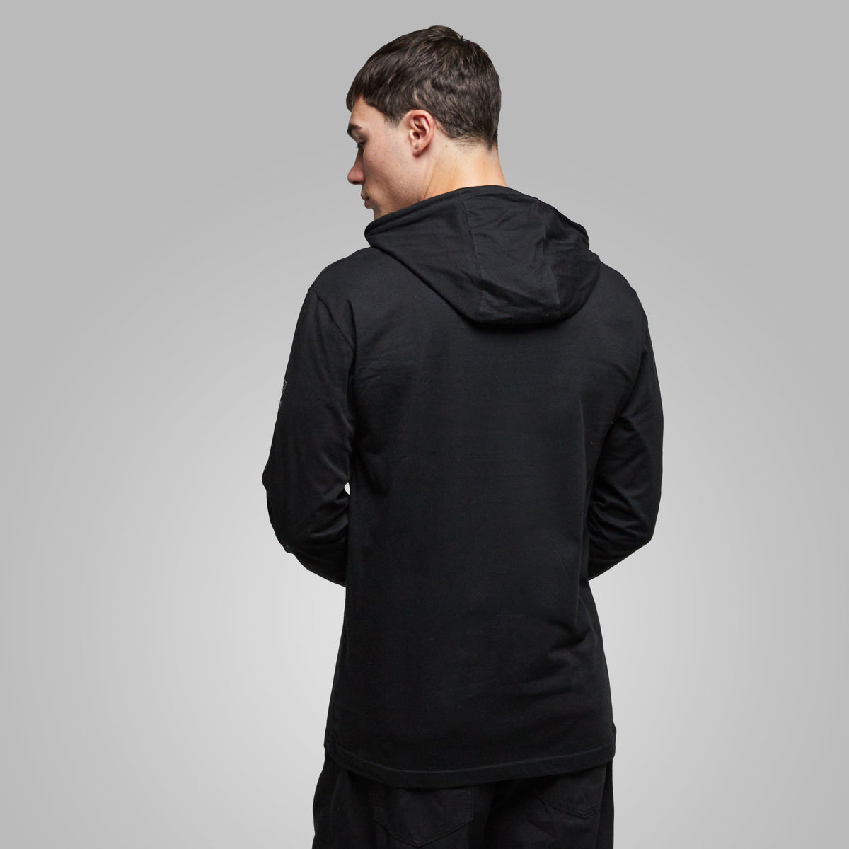 Men's CAT Hooded Long Sleeve Tee