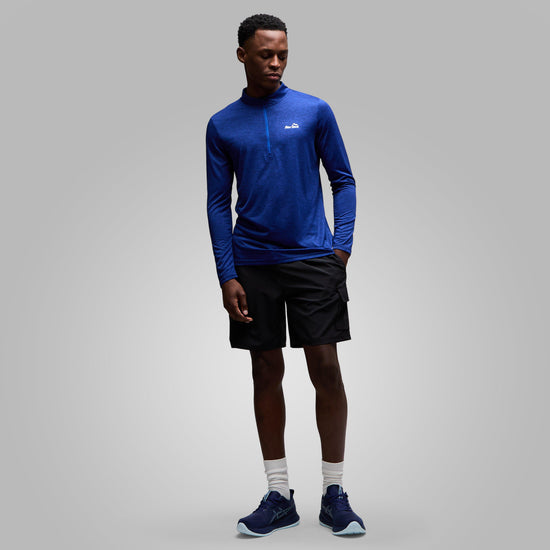Men's Active Long Sleeve Zip Tee