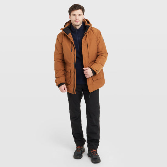 Men's Marron Waterproof Insulated Parka