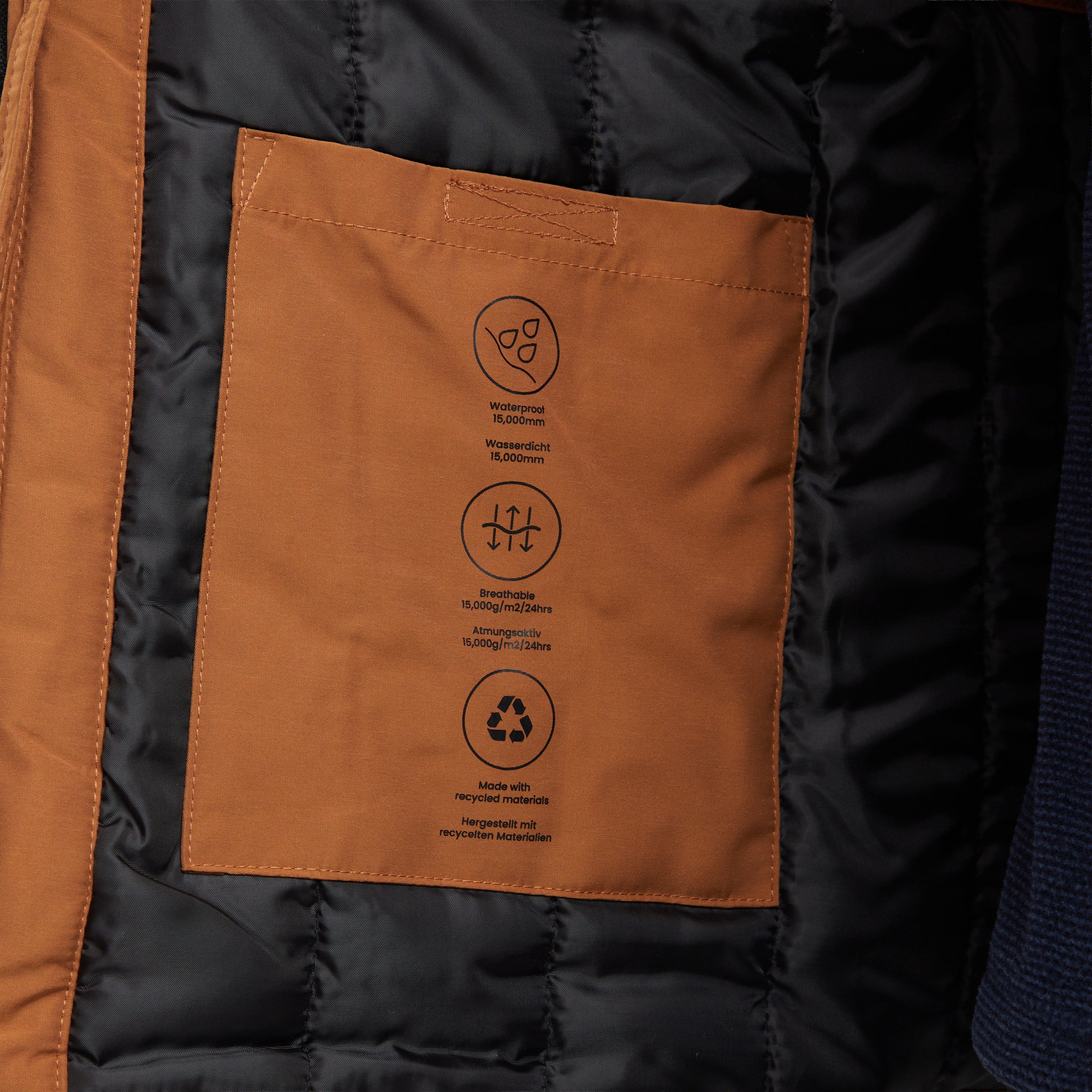 Men's Marron Waterproof Insulated Parka