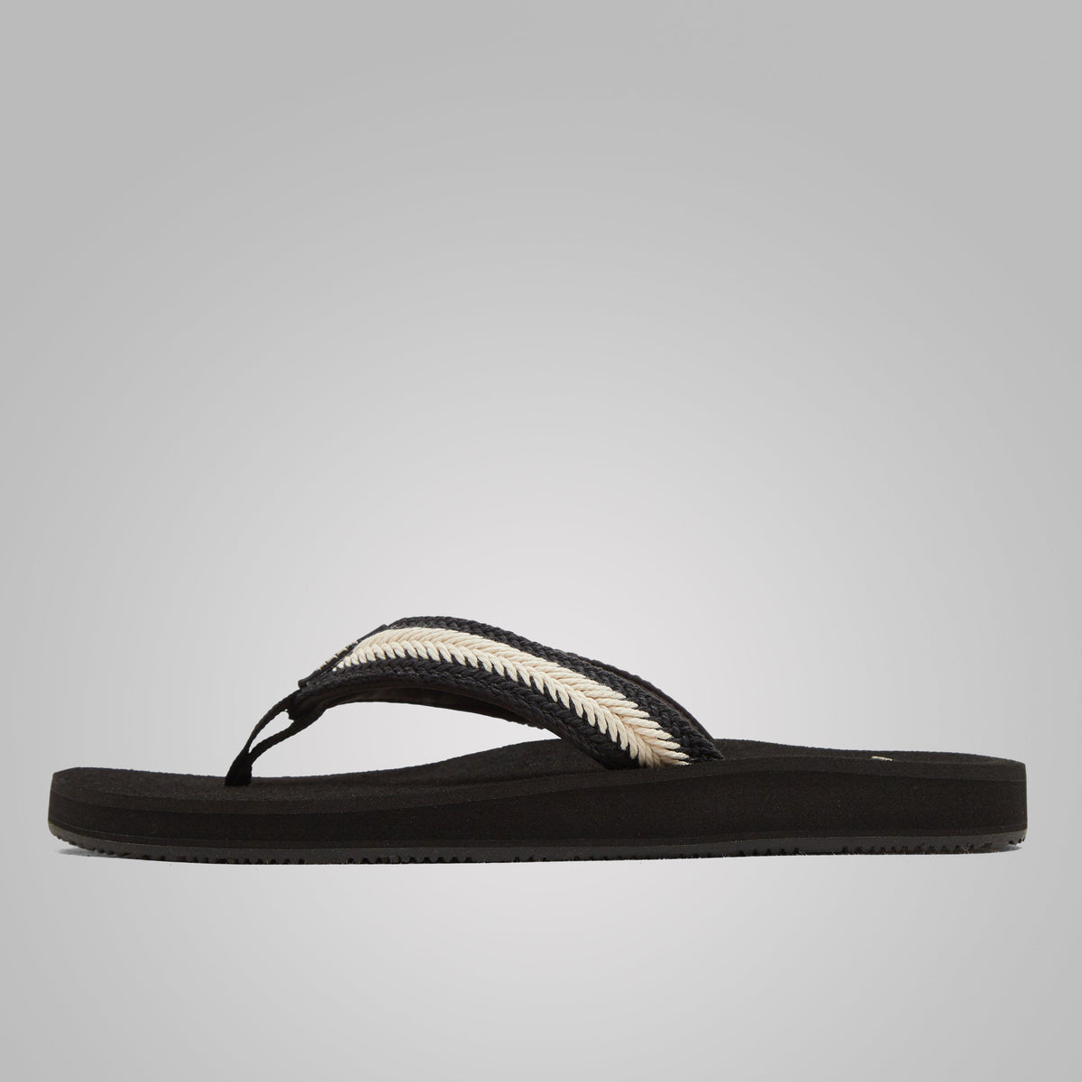 Women's Baja Maria Flip Flops Black Vintage