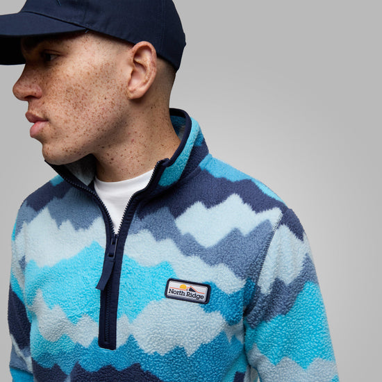 Men’s Vision Half-Zip Printed Fleece