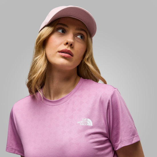 Women's Flex Geo Embossed Regular T-Shirt