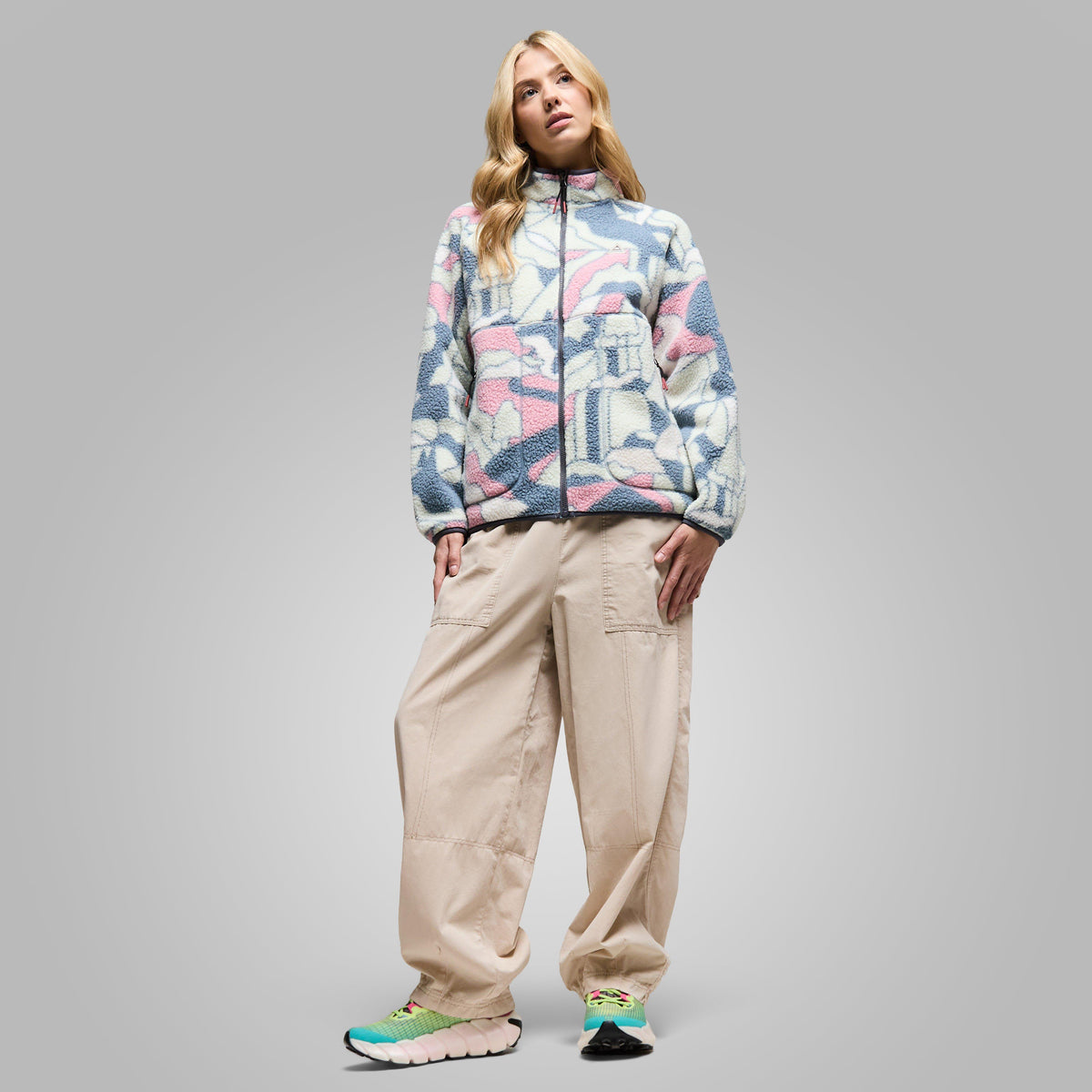 Women's Home Full Zip Sherpa Fleece