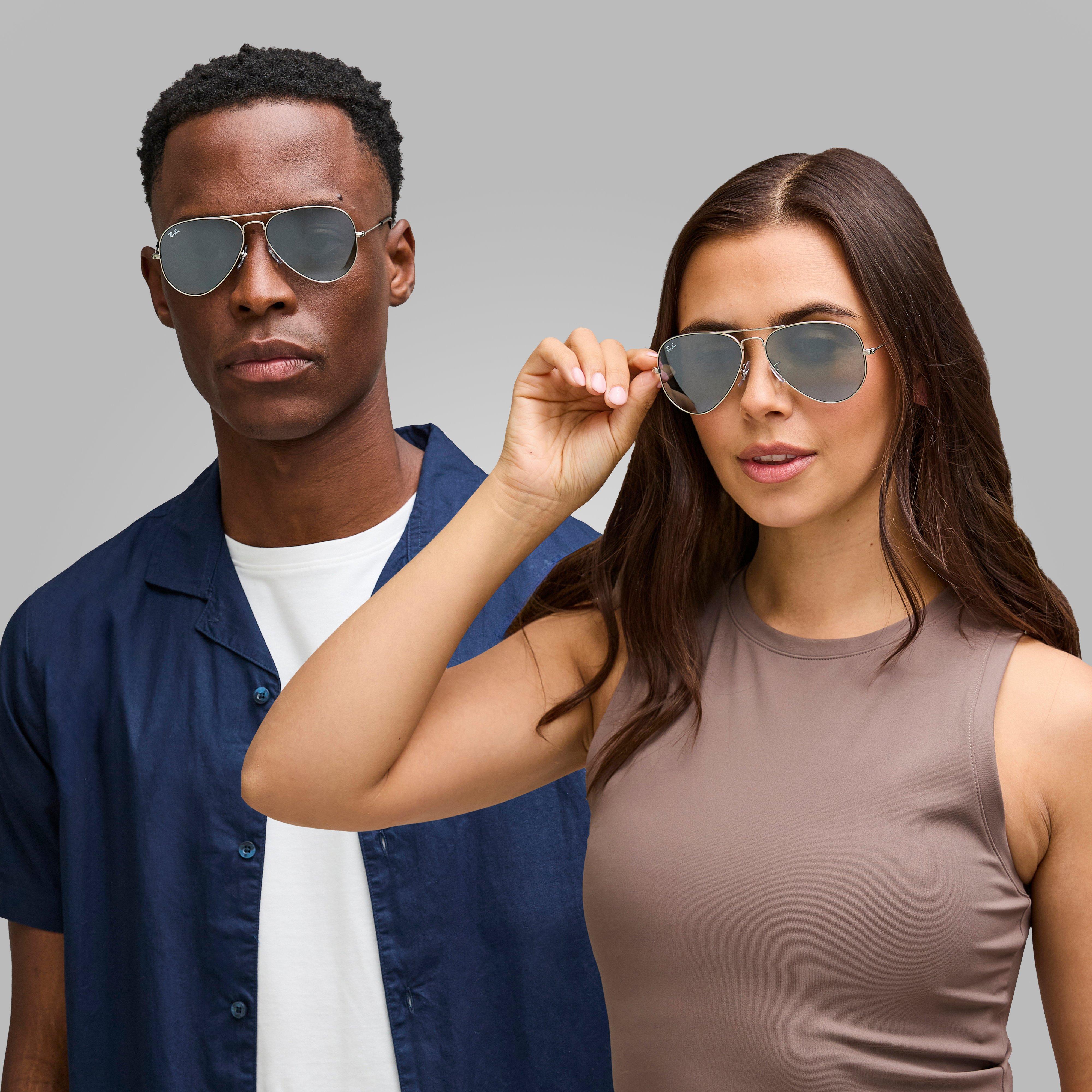 Aviator Mirror Sunglasses