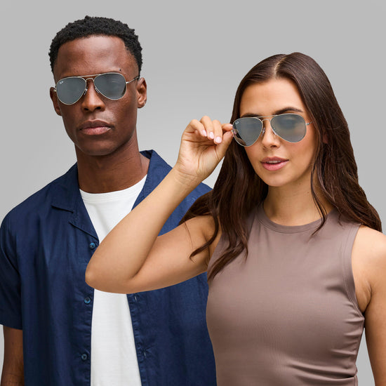 Aviator Mirror Sunglasses