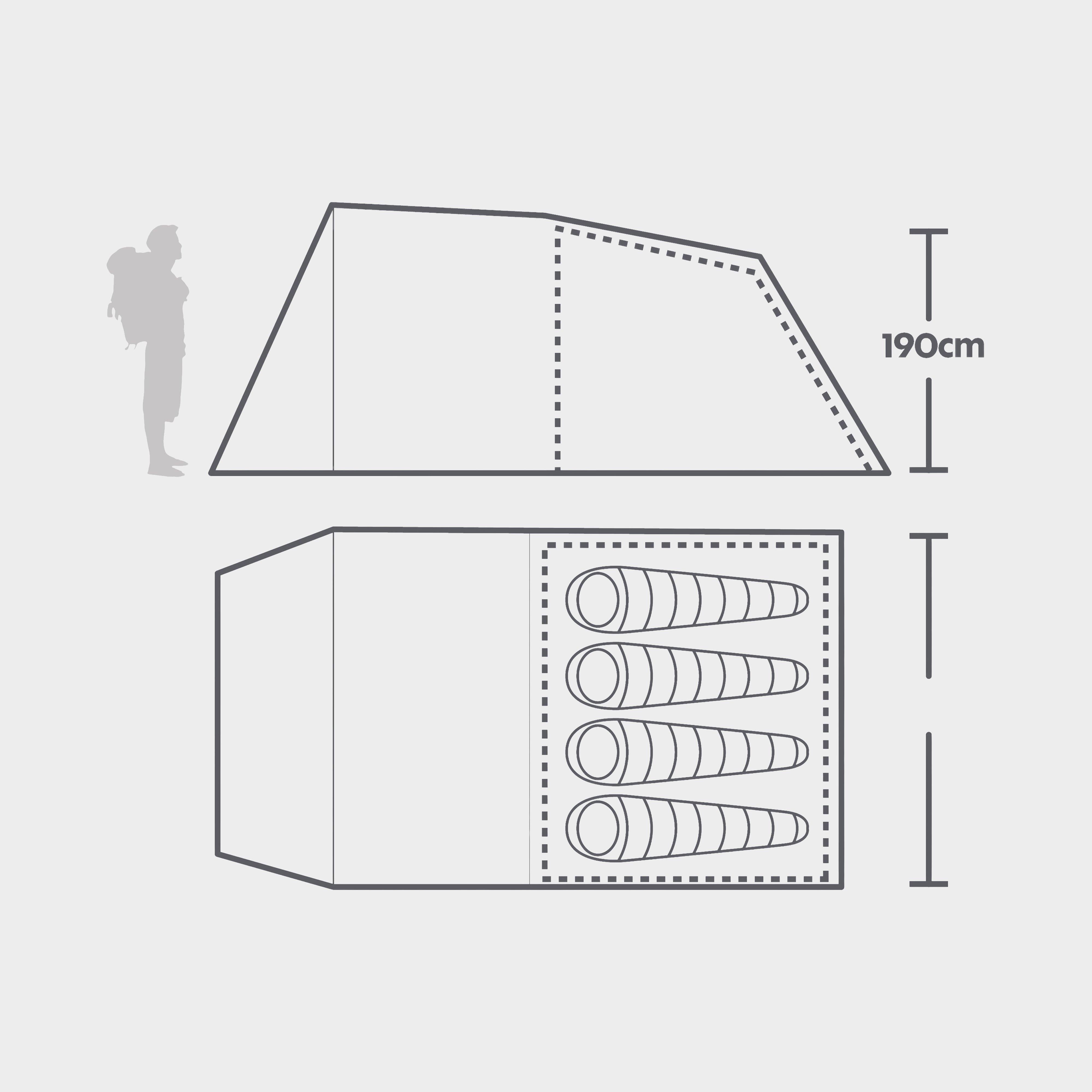Refurbished Sendero 4 Family Tent