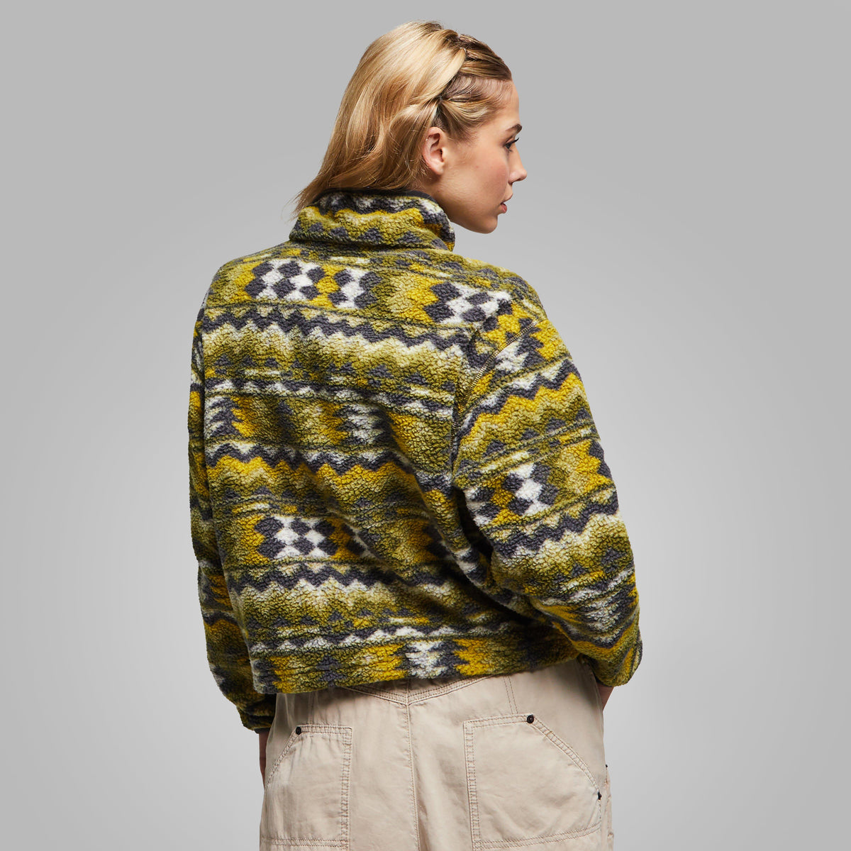 COLUMBIA WMS MIDLAYER-COL W HELVETIA II CRP GRN