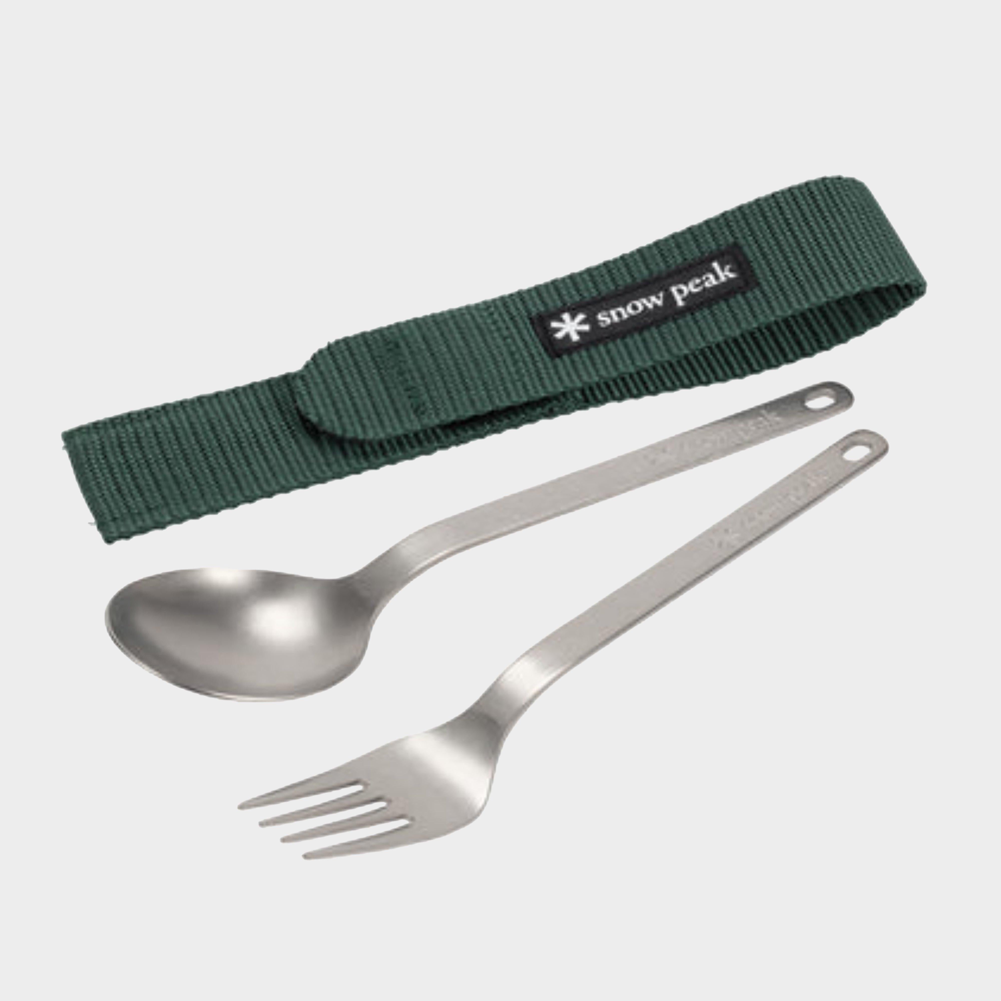 Titanium Fork & Spoon Set