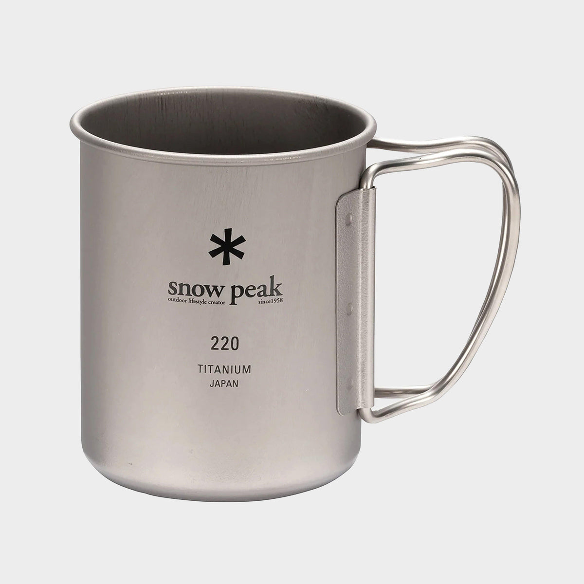 Titanium Single Wall Mug 220ml