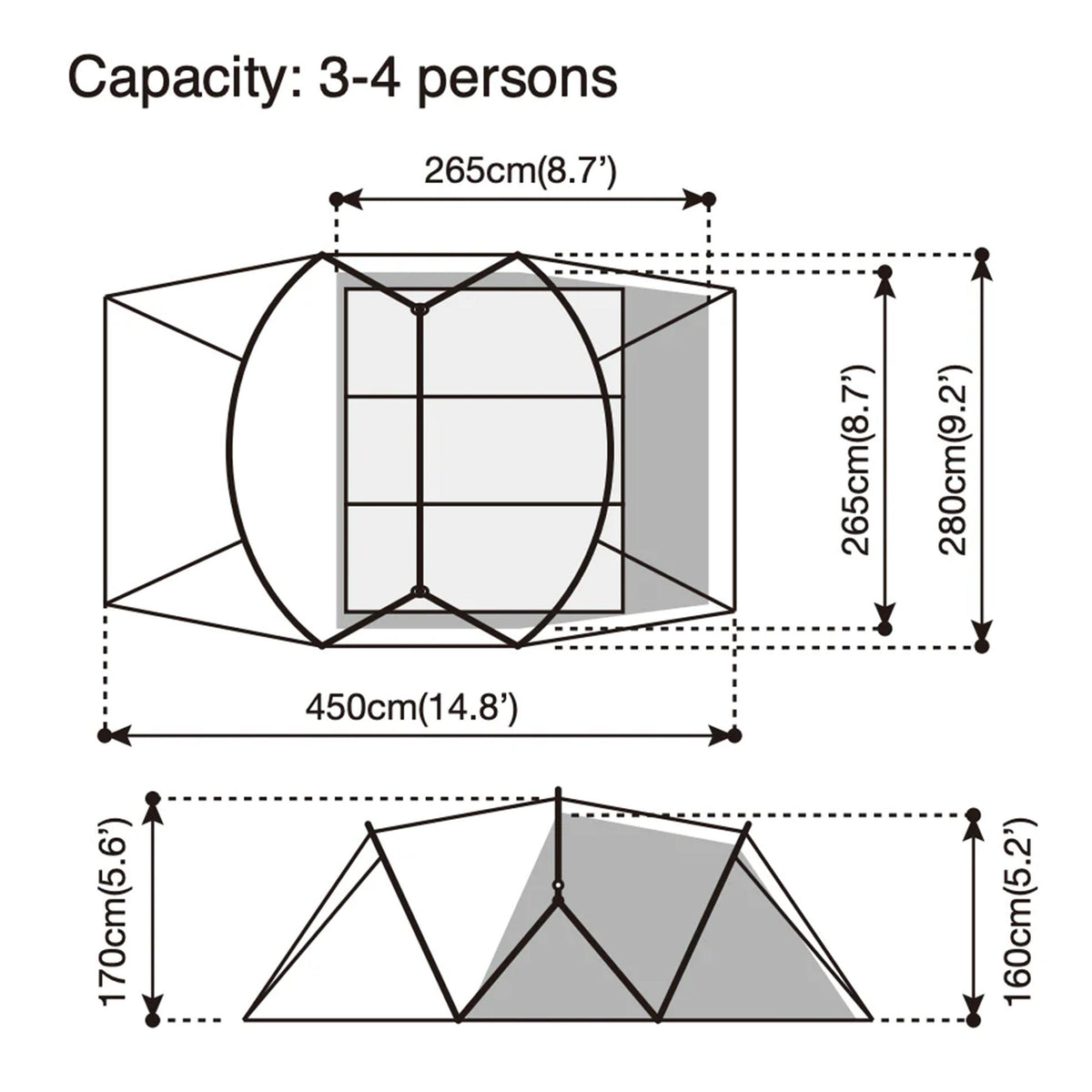 Land Nest Dome Medium Tent