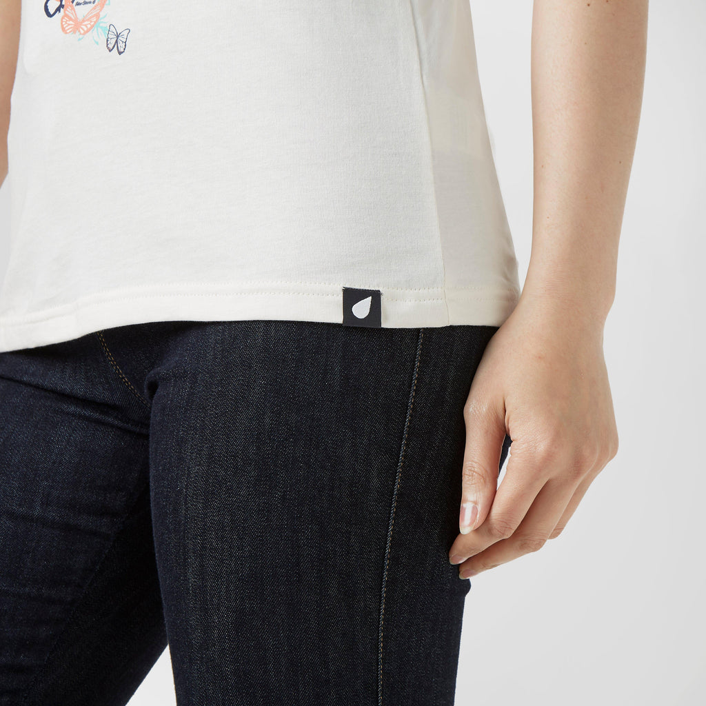 Women’s Floral Butterfly T-Shirt