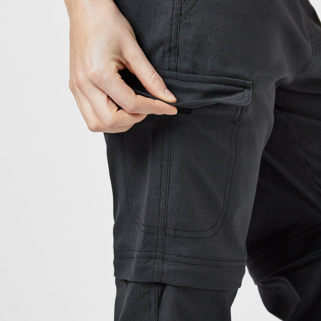 Women's Stretch Double Zip Off Trousers - Short