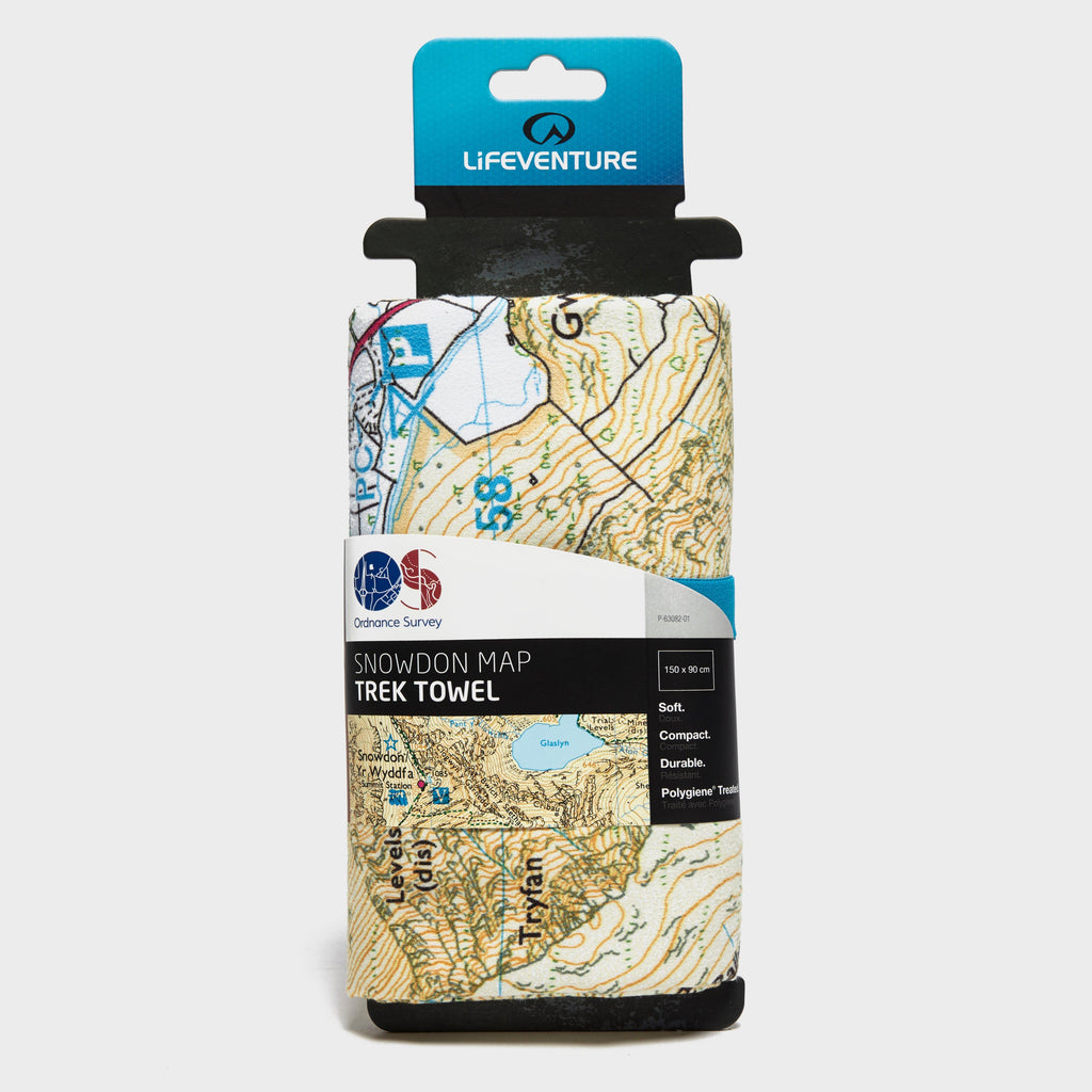 Giant Travel Towel (OS Snowdon Print)
