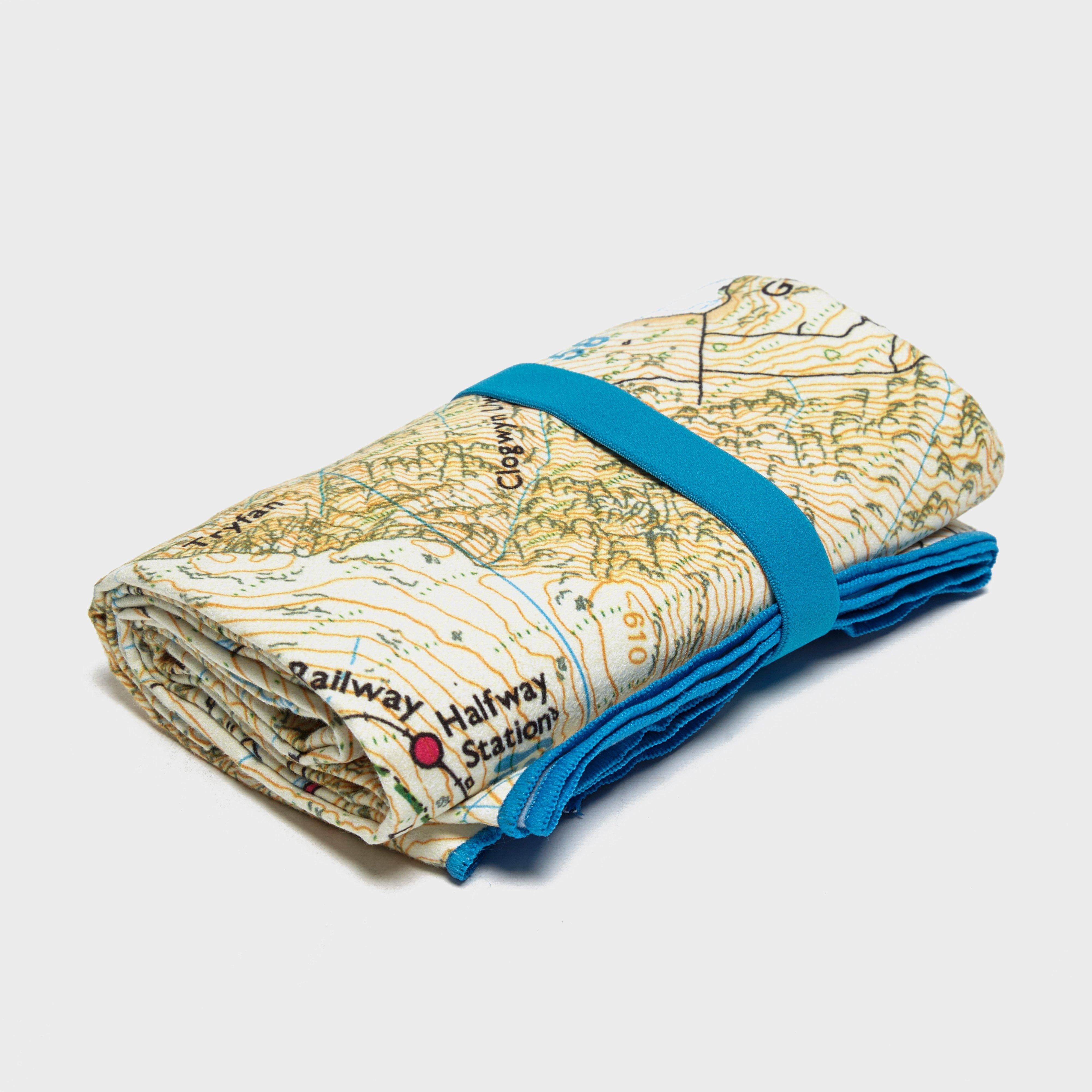 Giant Travel Towel (OS Snowdon Print)