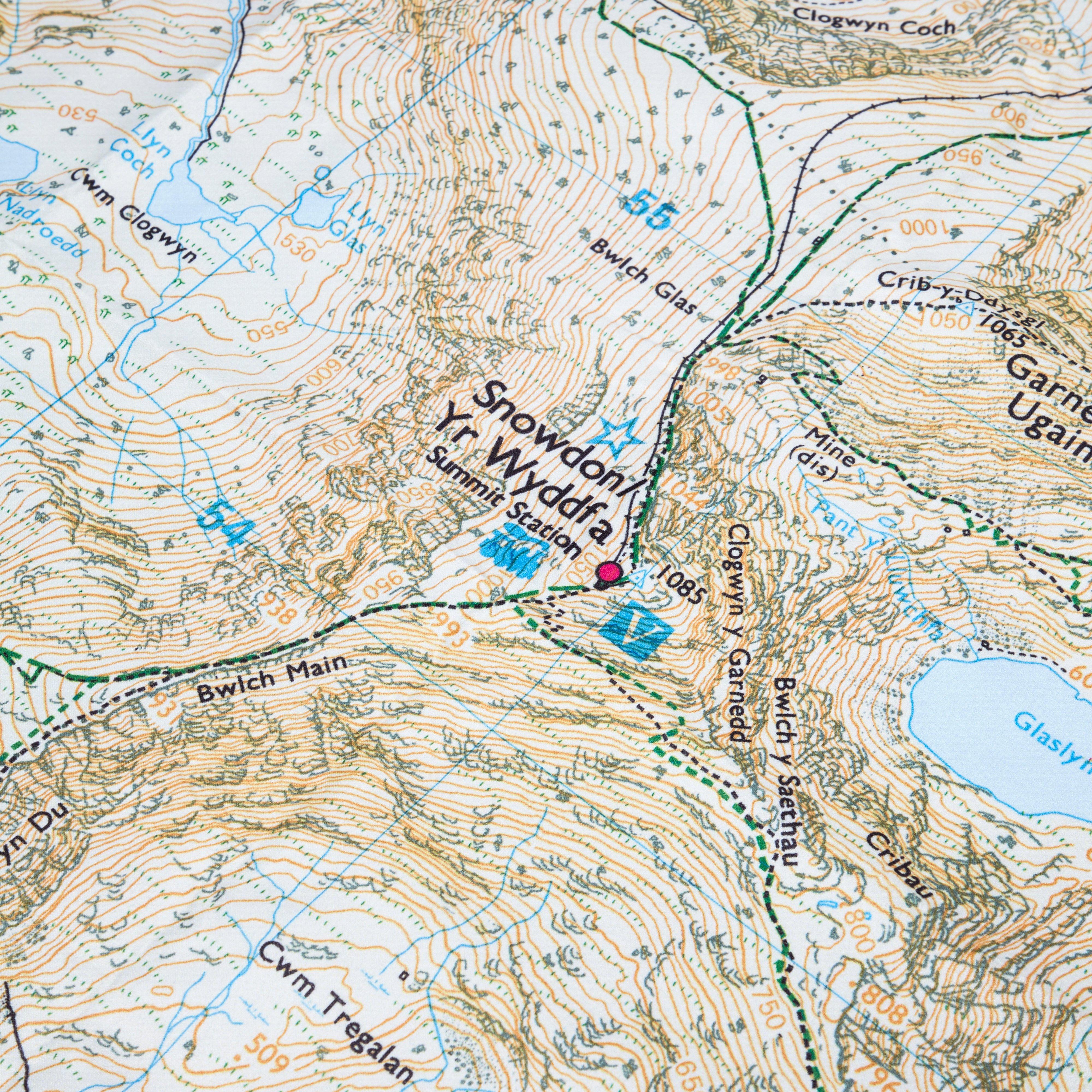 Giant Travel Towel (OS Snowdon Print)