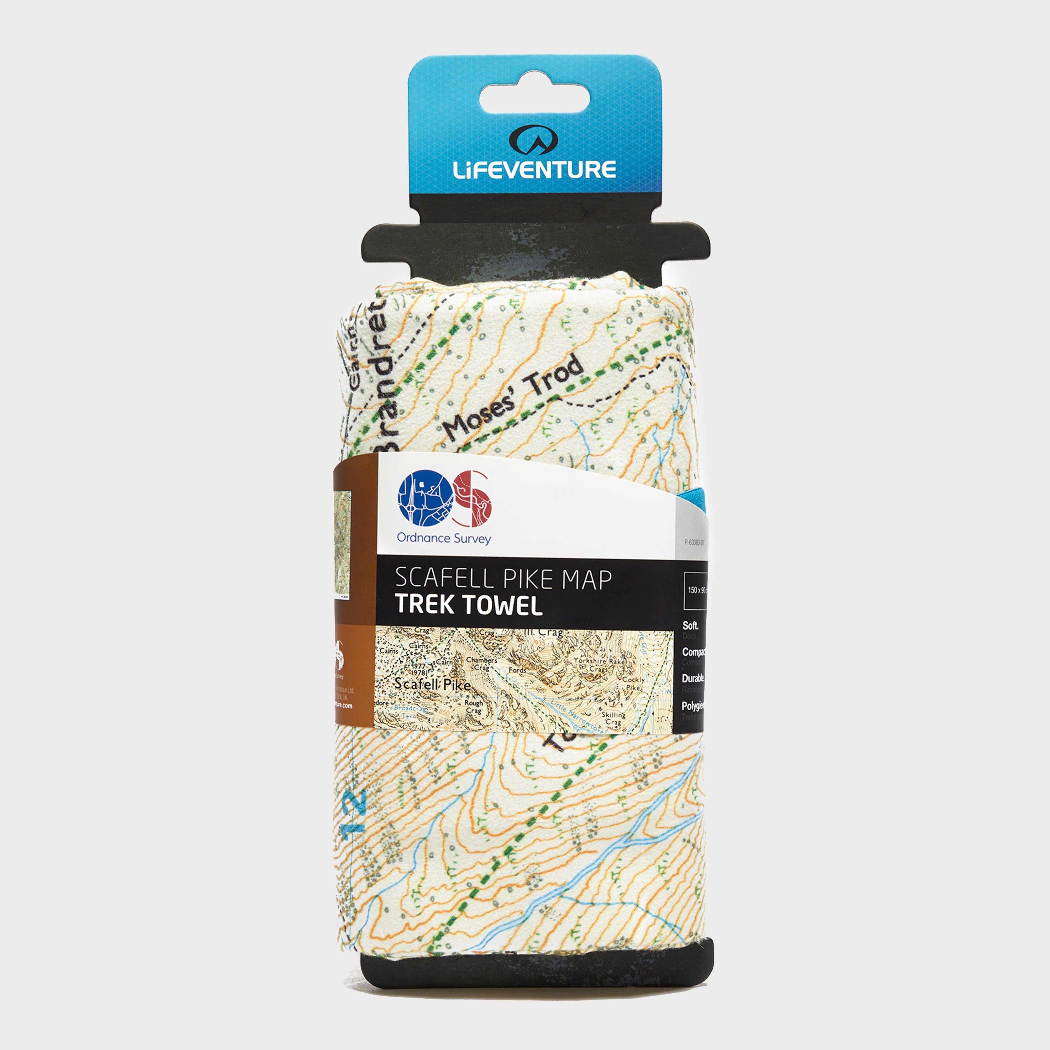 Giant Travel Towel (OS Scafell Pike Map Print)