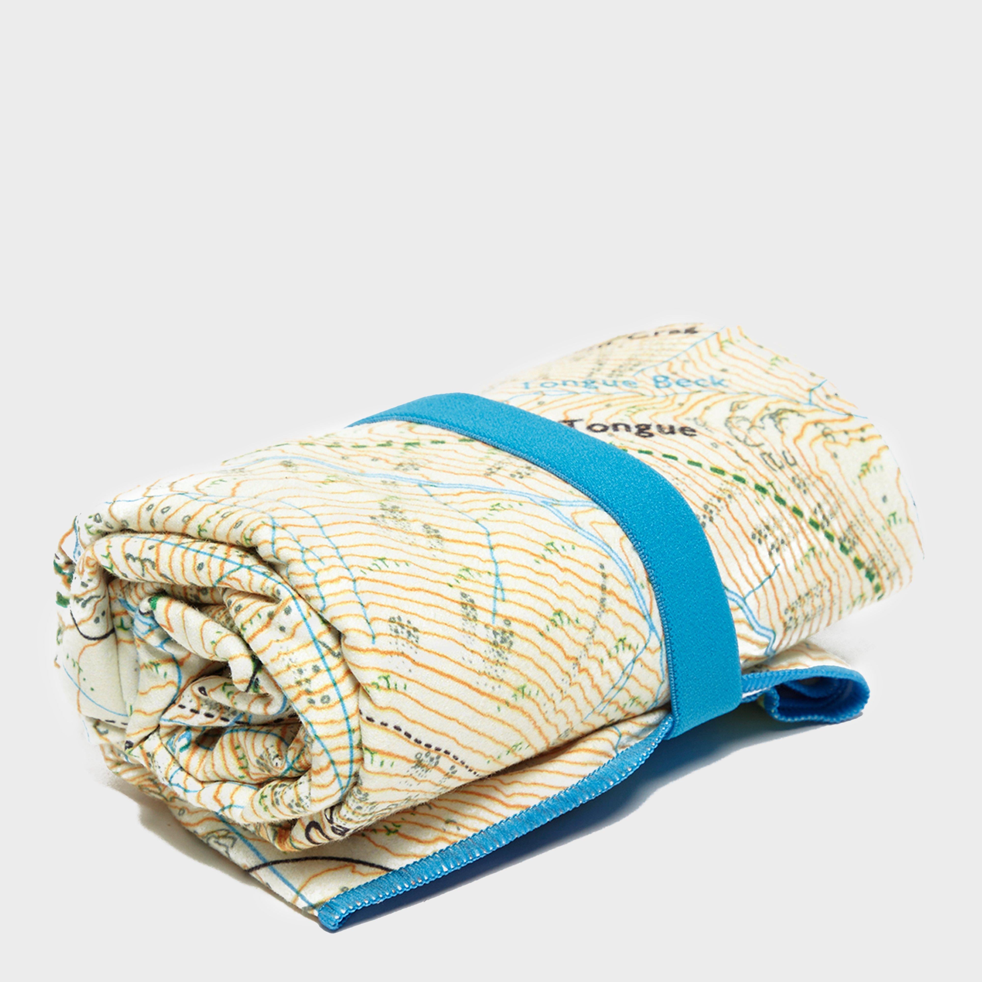 Giant Travel Towel (OS Scafell Pike Map Print)