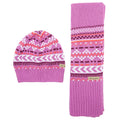 Women's Winter Worn Hat and Scarf Set